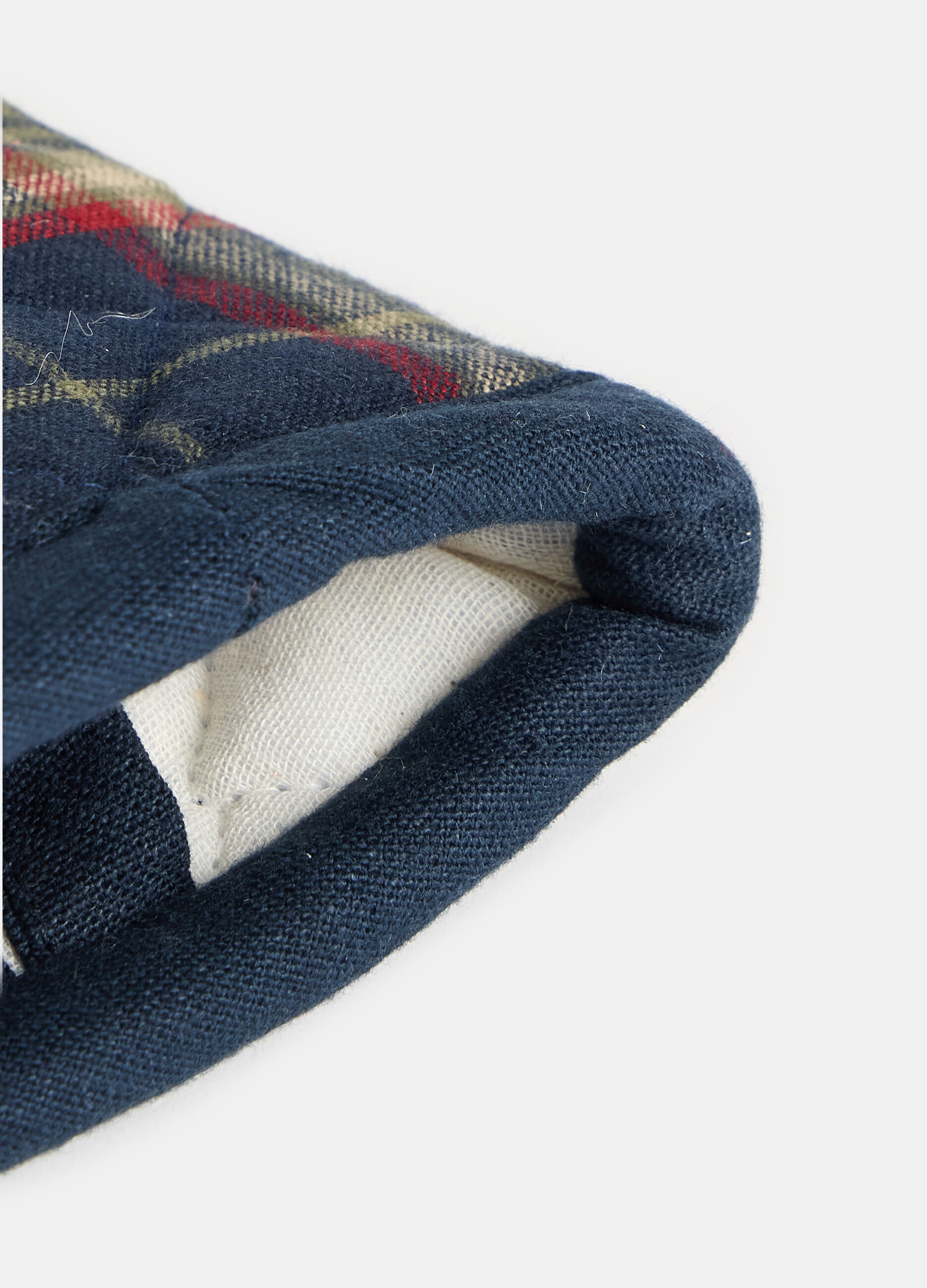 Guanto da forno in cotone tartan_1