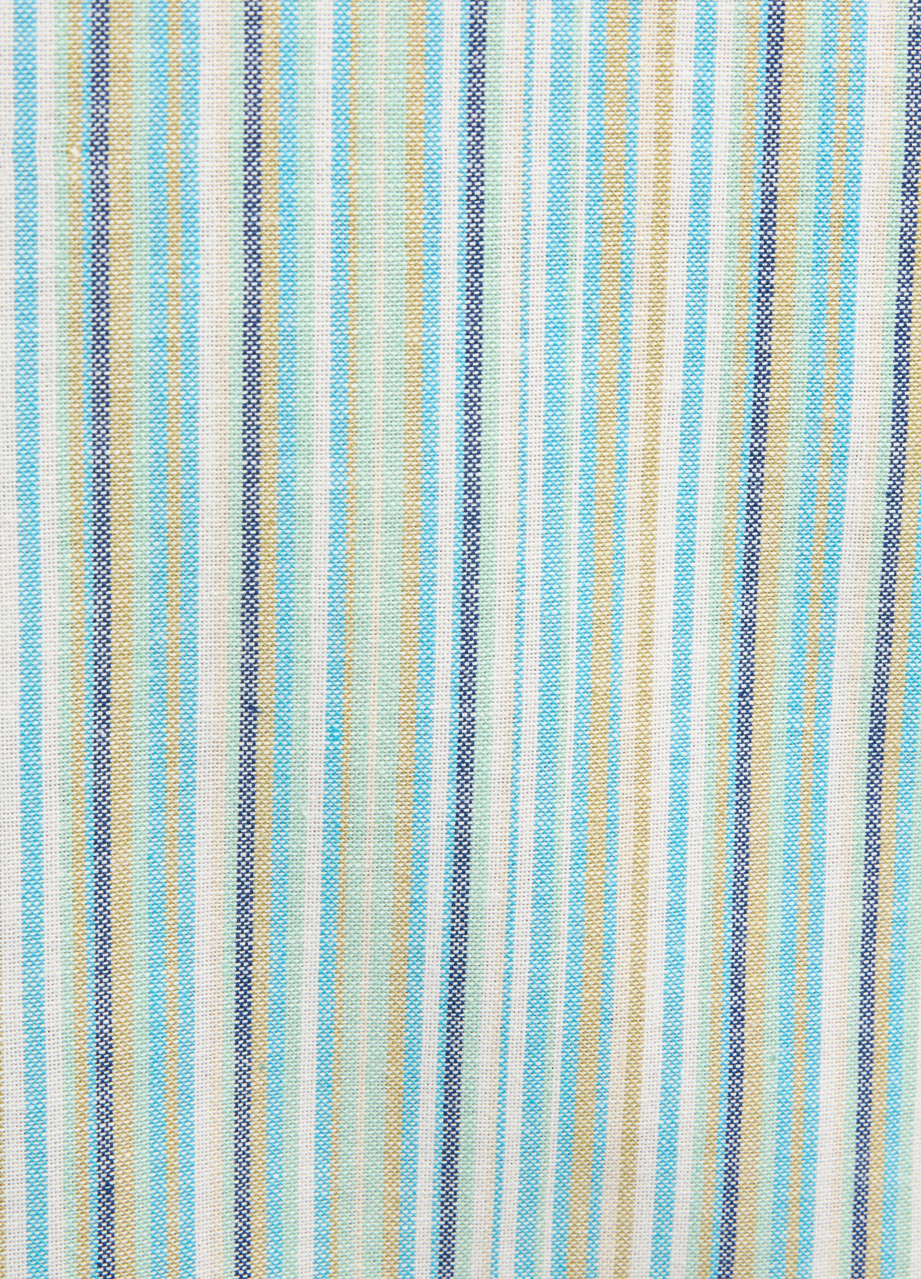 8-Seater tablecloth in striped cotton_1