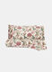 Parure lenzuolo singolo in cotone con stampa floreale_0
