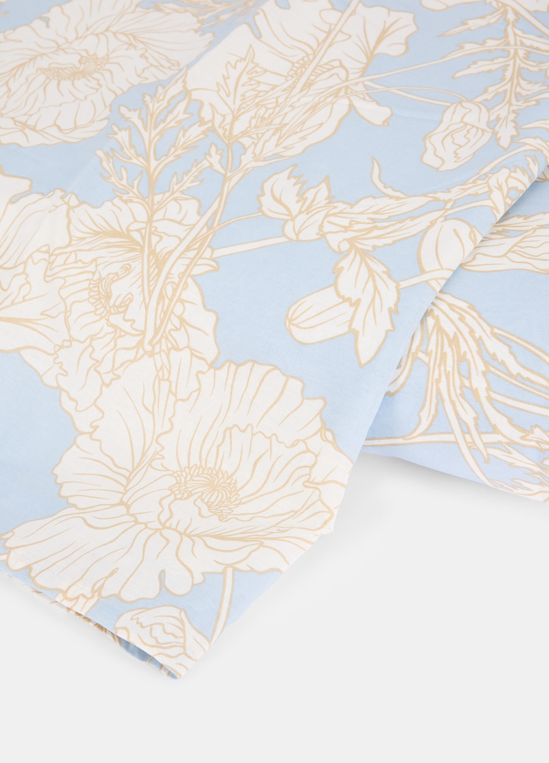 Lenzuola a 2 piazze in cotone a fiori