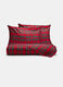 Parure lenzuolo letto singolo tartan_0