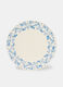 Piatto da portata con cornice floreale blu_0