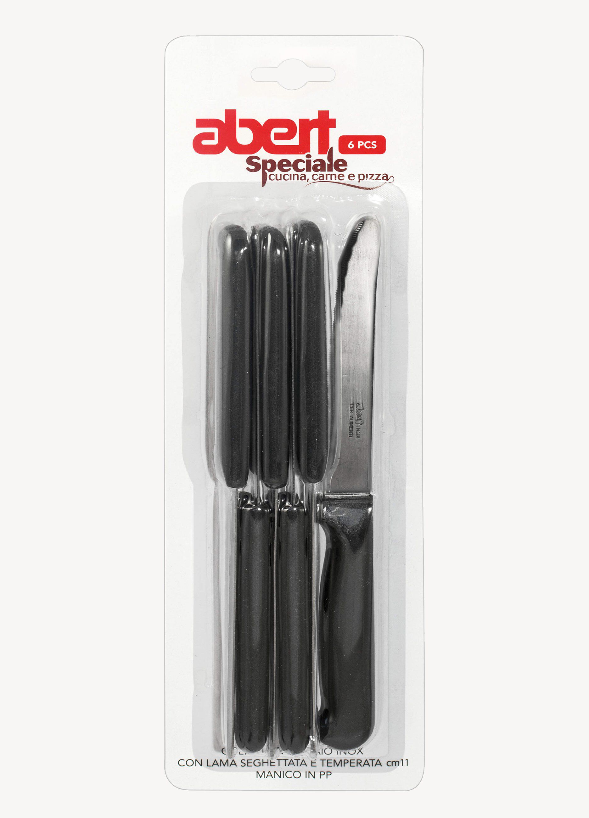 Set 6 coltelli in acciaio inox_0