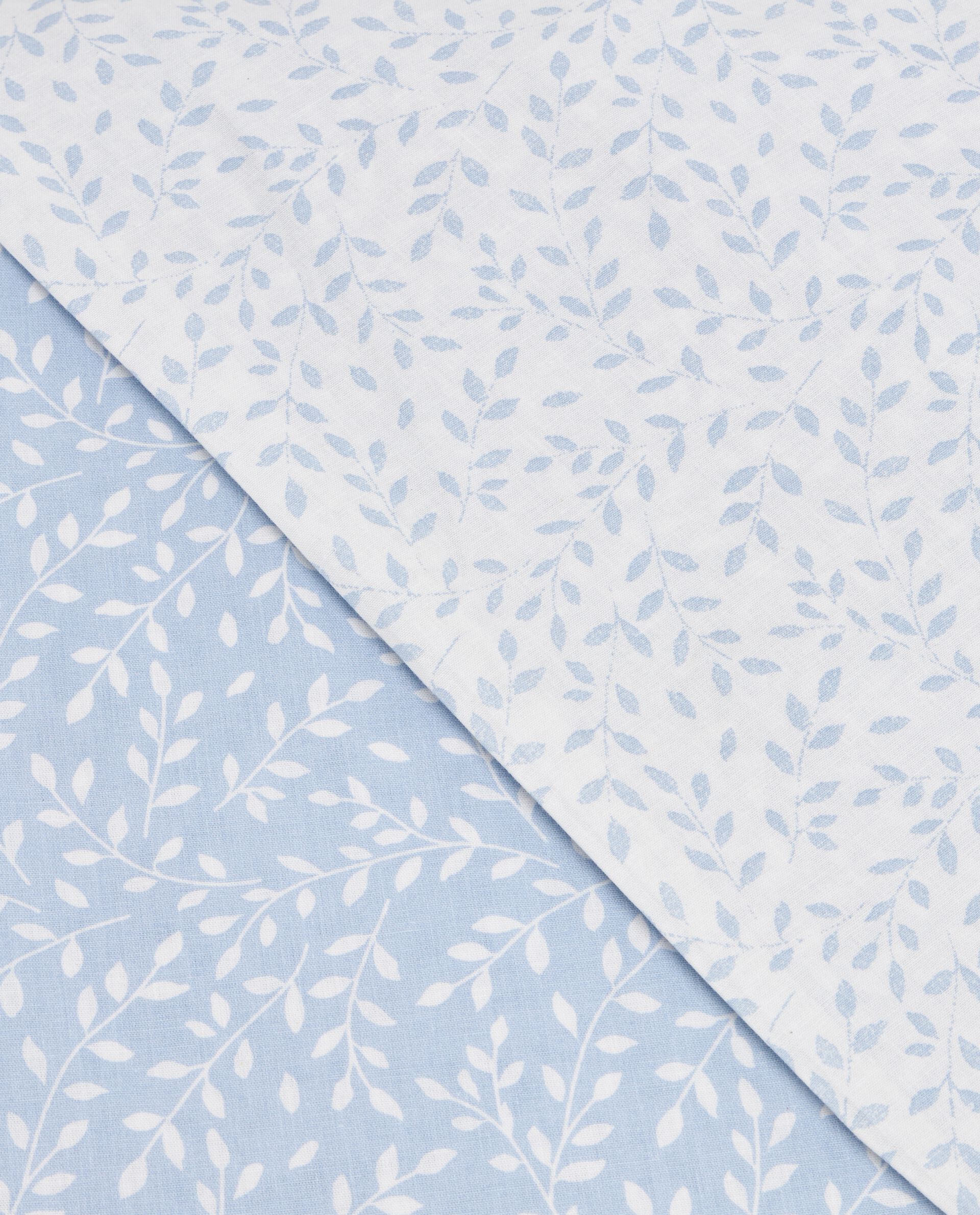 Reversible double bed duvet cover in 100% cotton_0