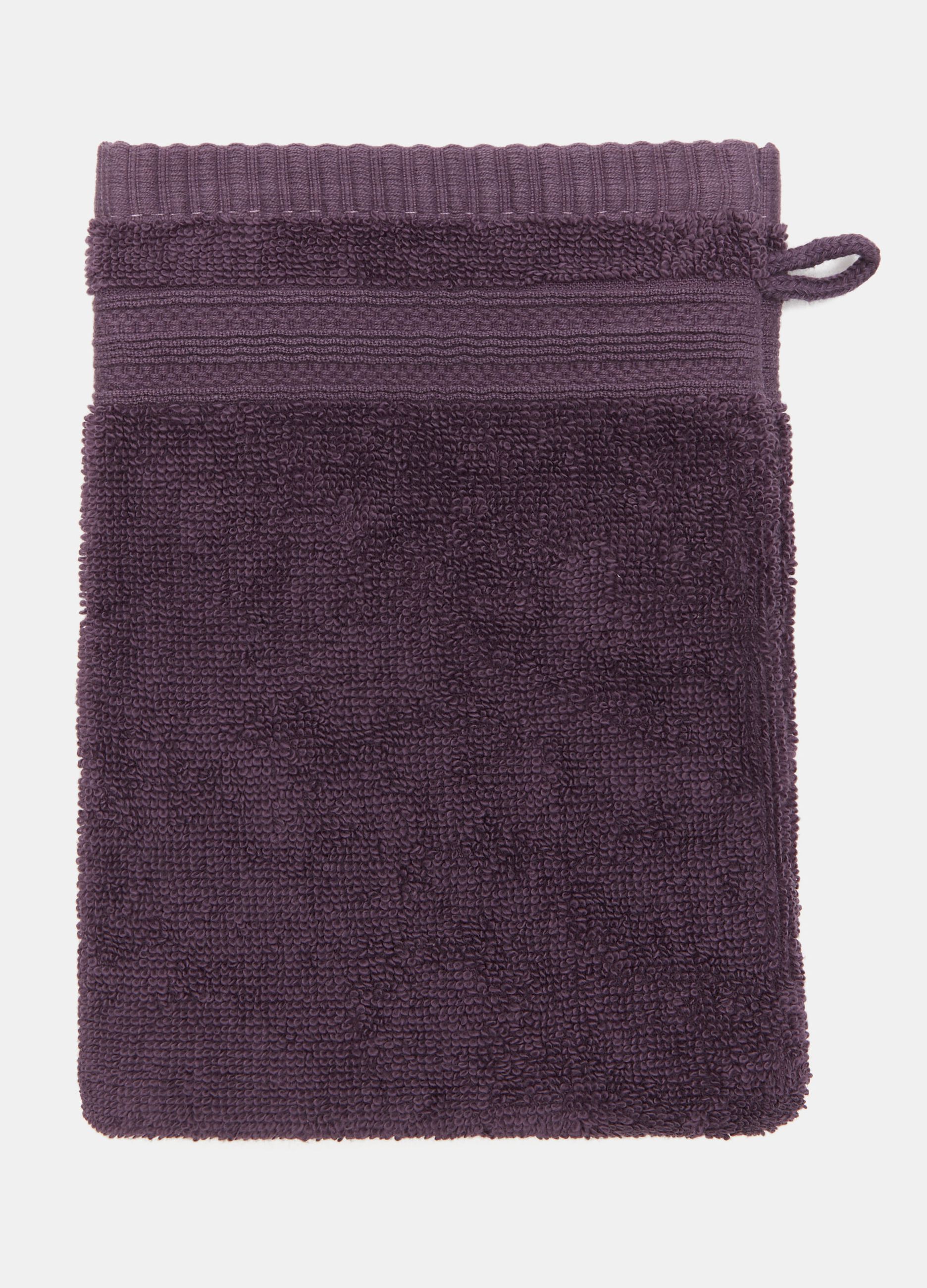 Guanto esfoliante tinta unita di puro cotone _0