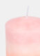 Cylindrical candle with faded effect_1