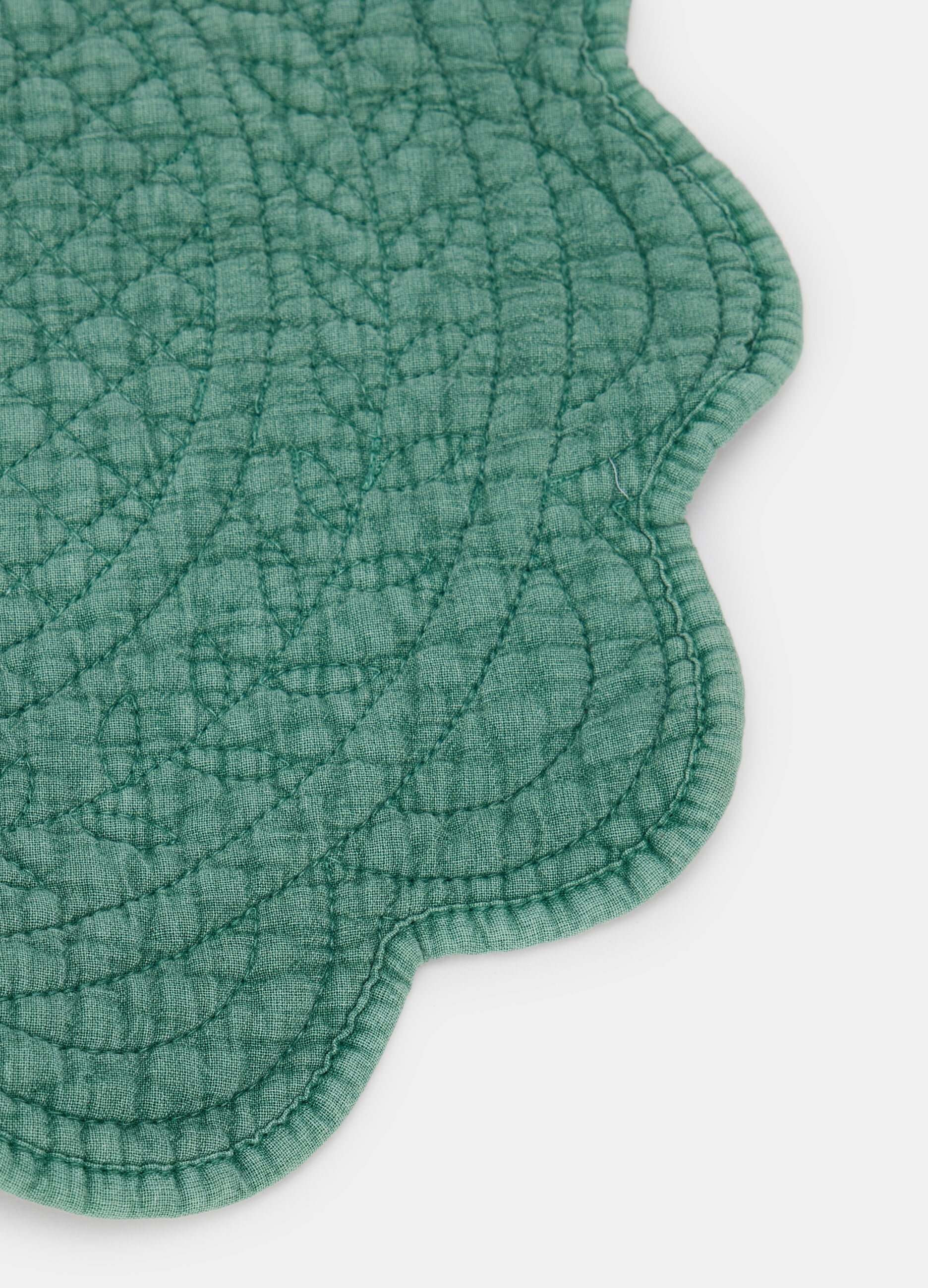 Tovaglietta a fiore in cotone tinto capo_1