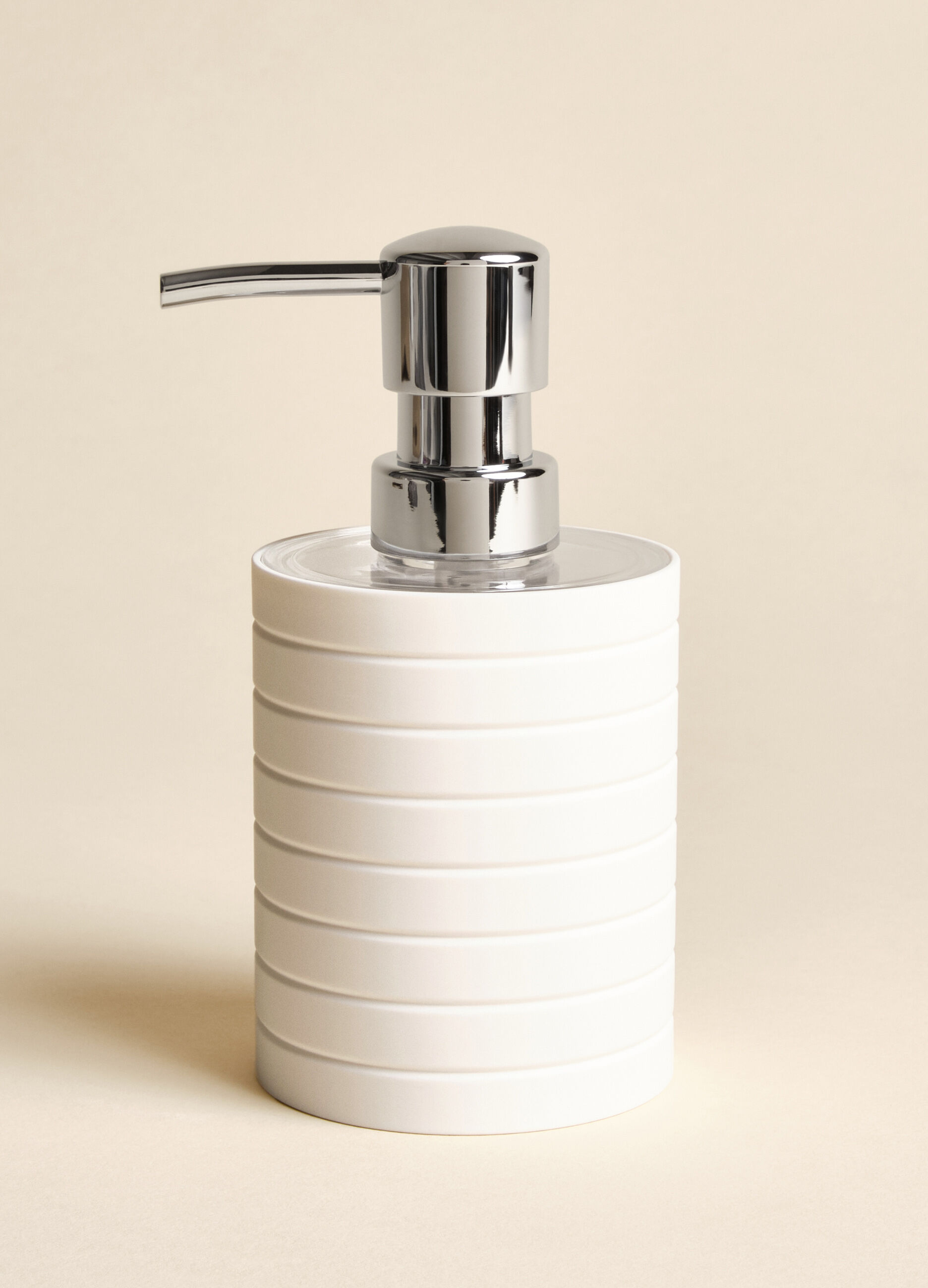 Dispenser sapone a righe in plastica
