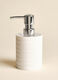 Striped soap dispenser in plastic_1