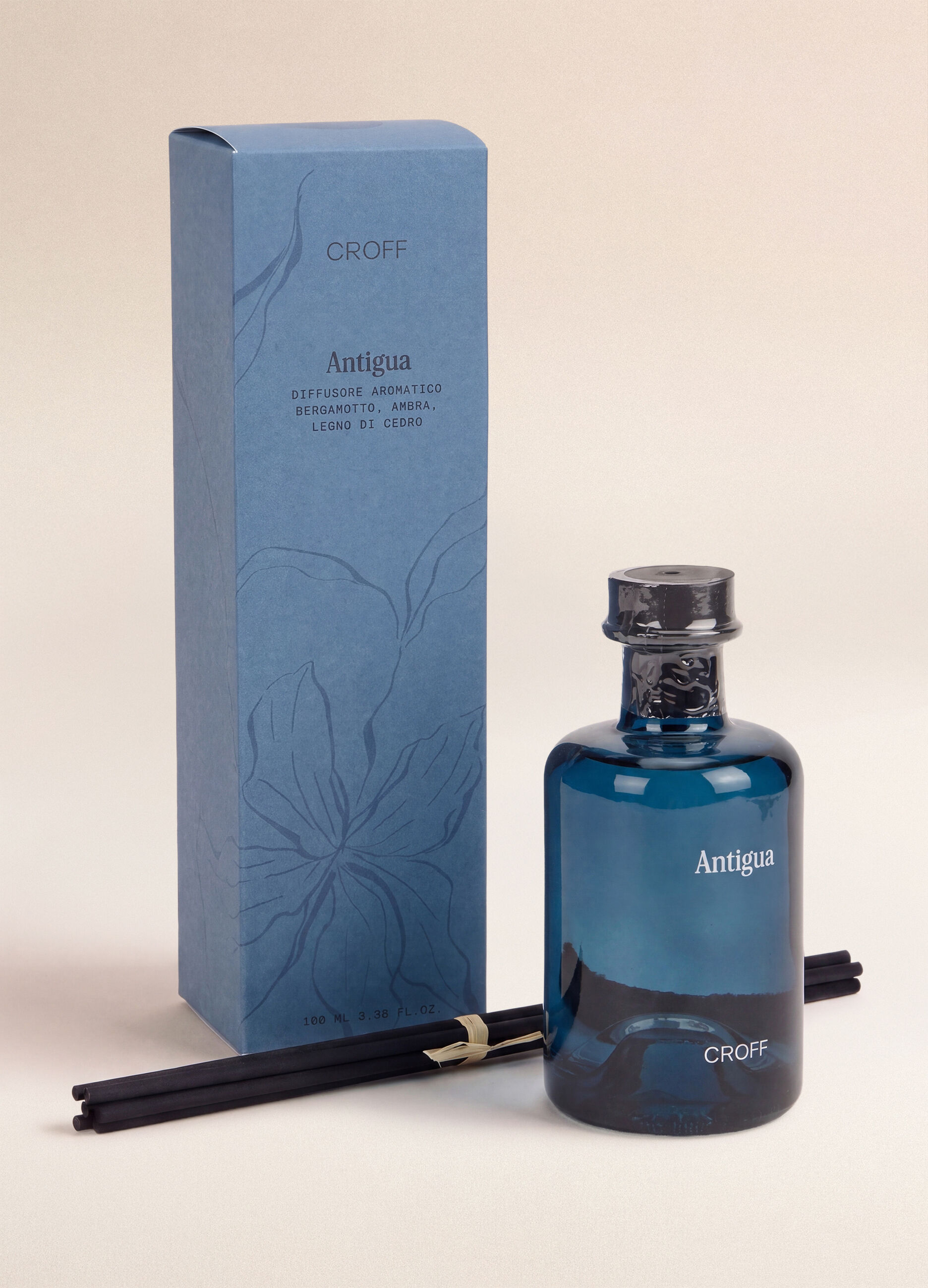 Diffusore con bastoncini Antigua 100 ml_0