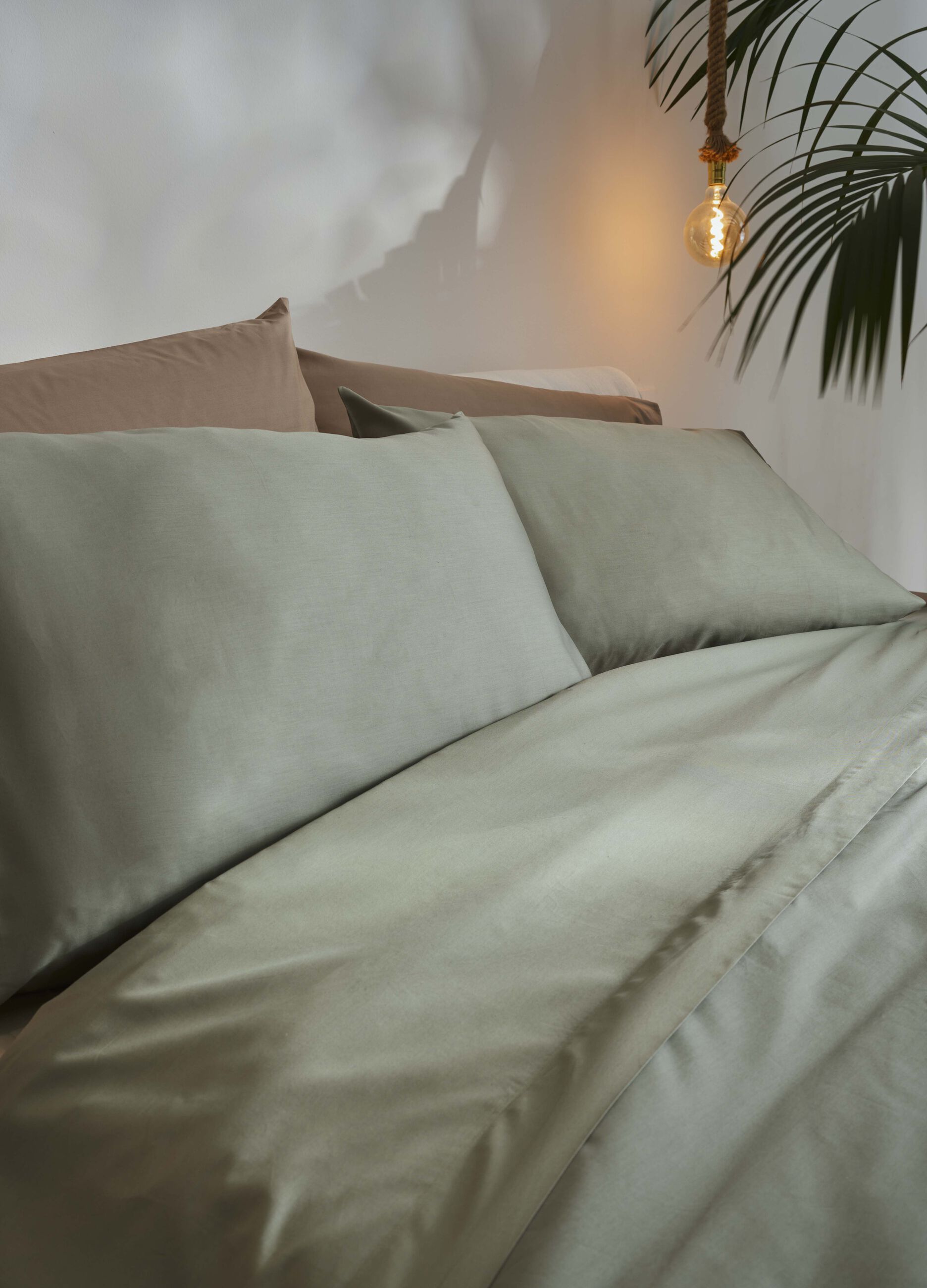 Double bed sheet in 100% cotton satin tc222_0