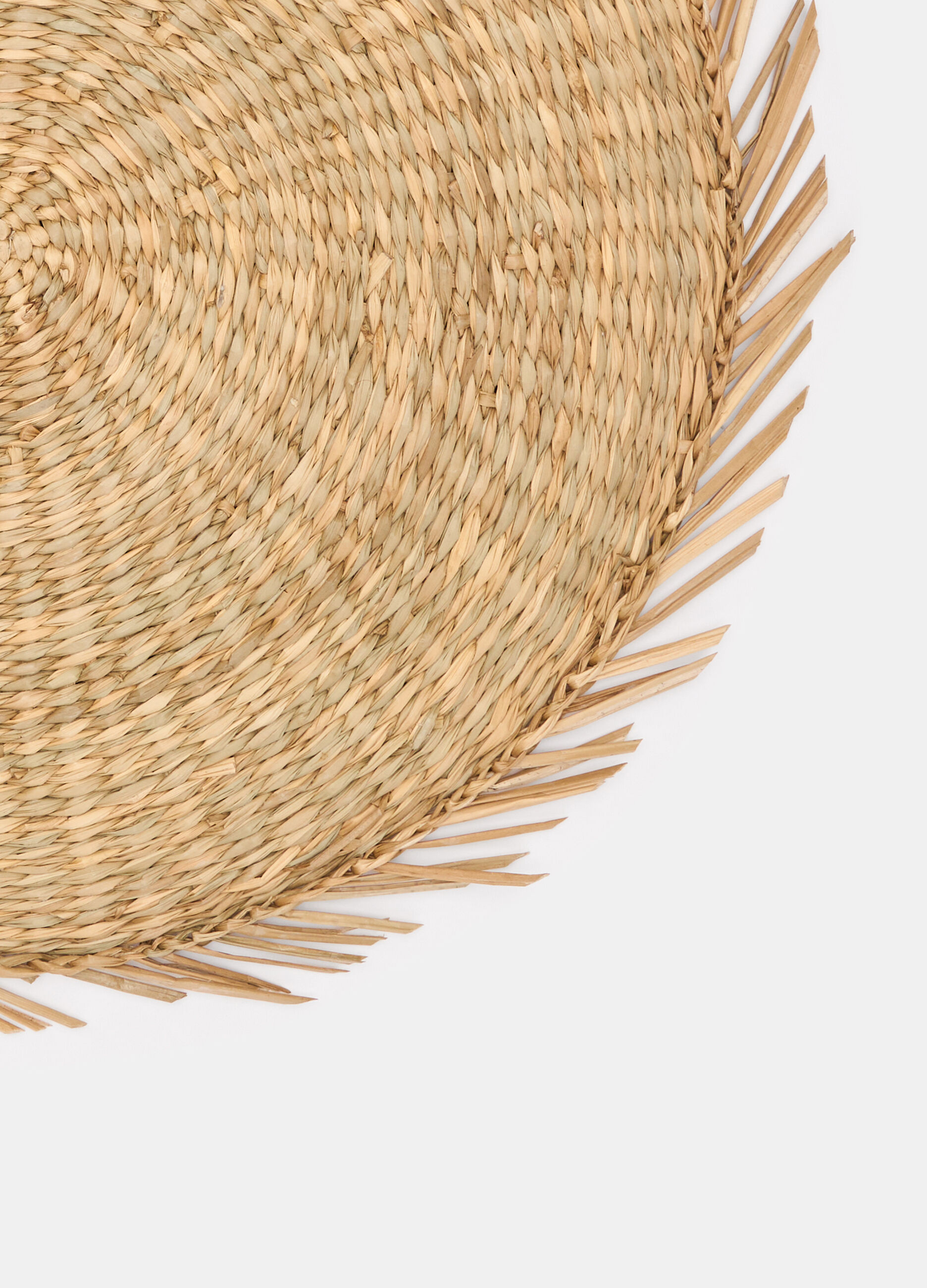Round table mat in woven straw_1