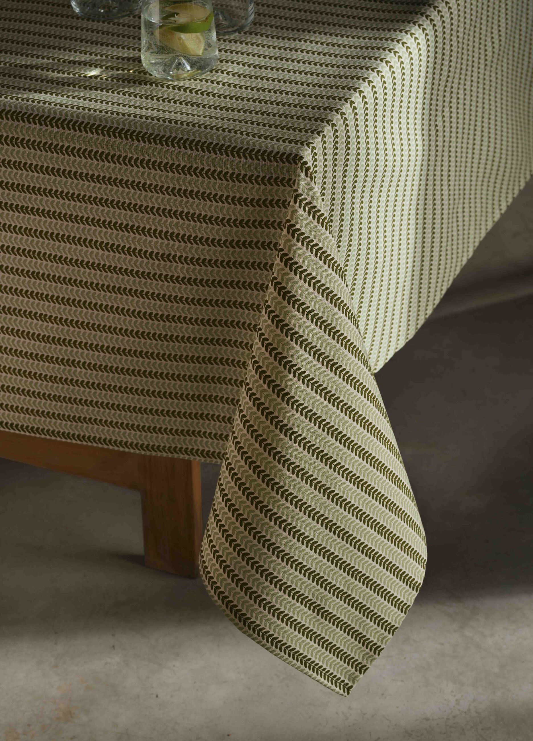 4-place patterned tablecloth in cotton_0