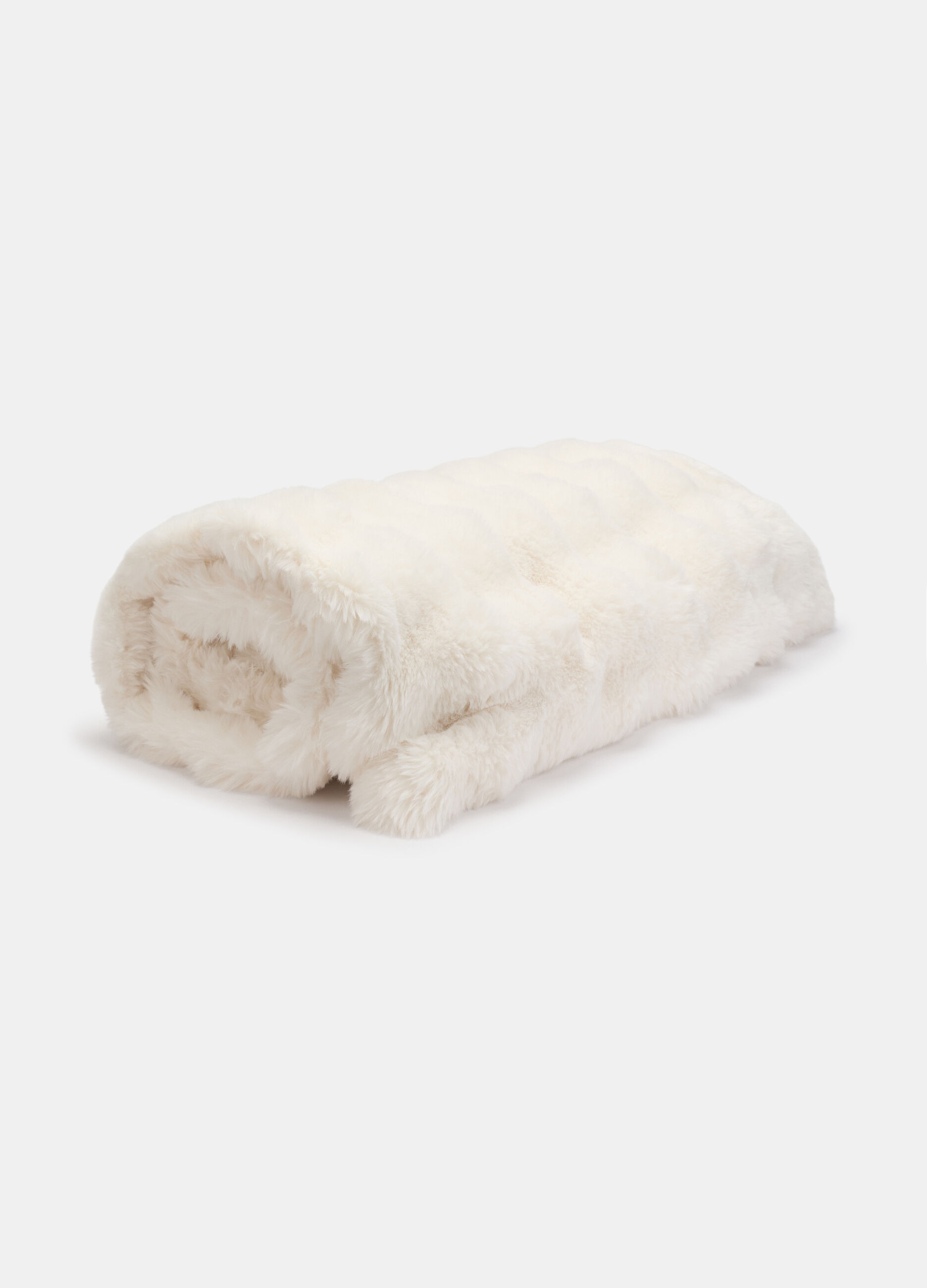 Plaid singolo effetto peluche_0