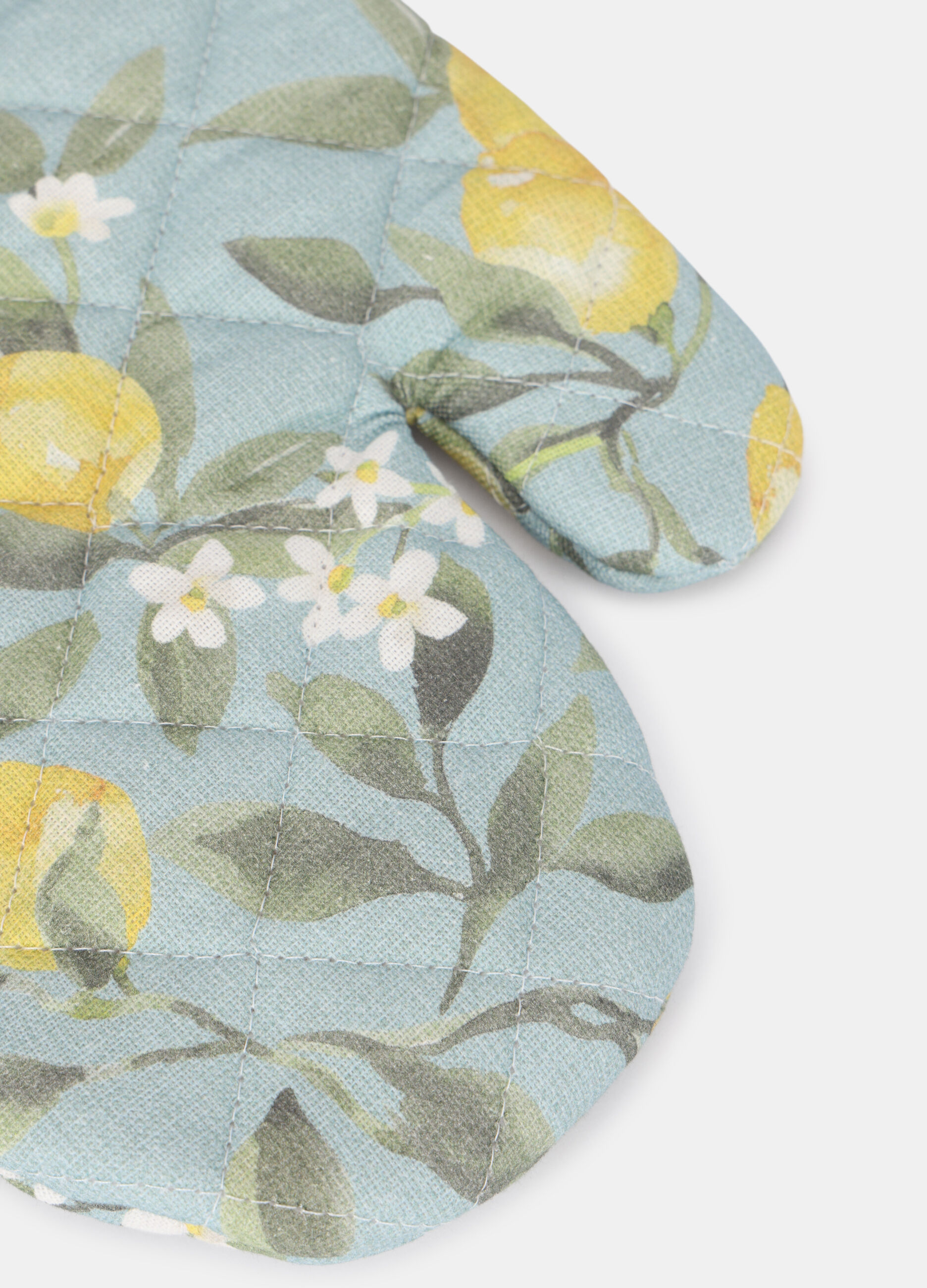 Guanto da cucina in cotone con stampa limoni_1