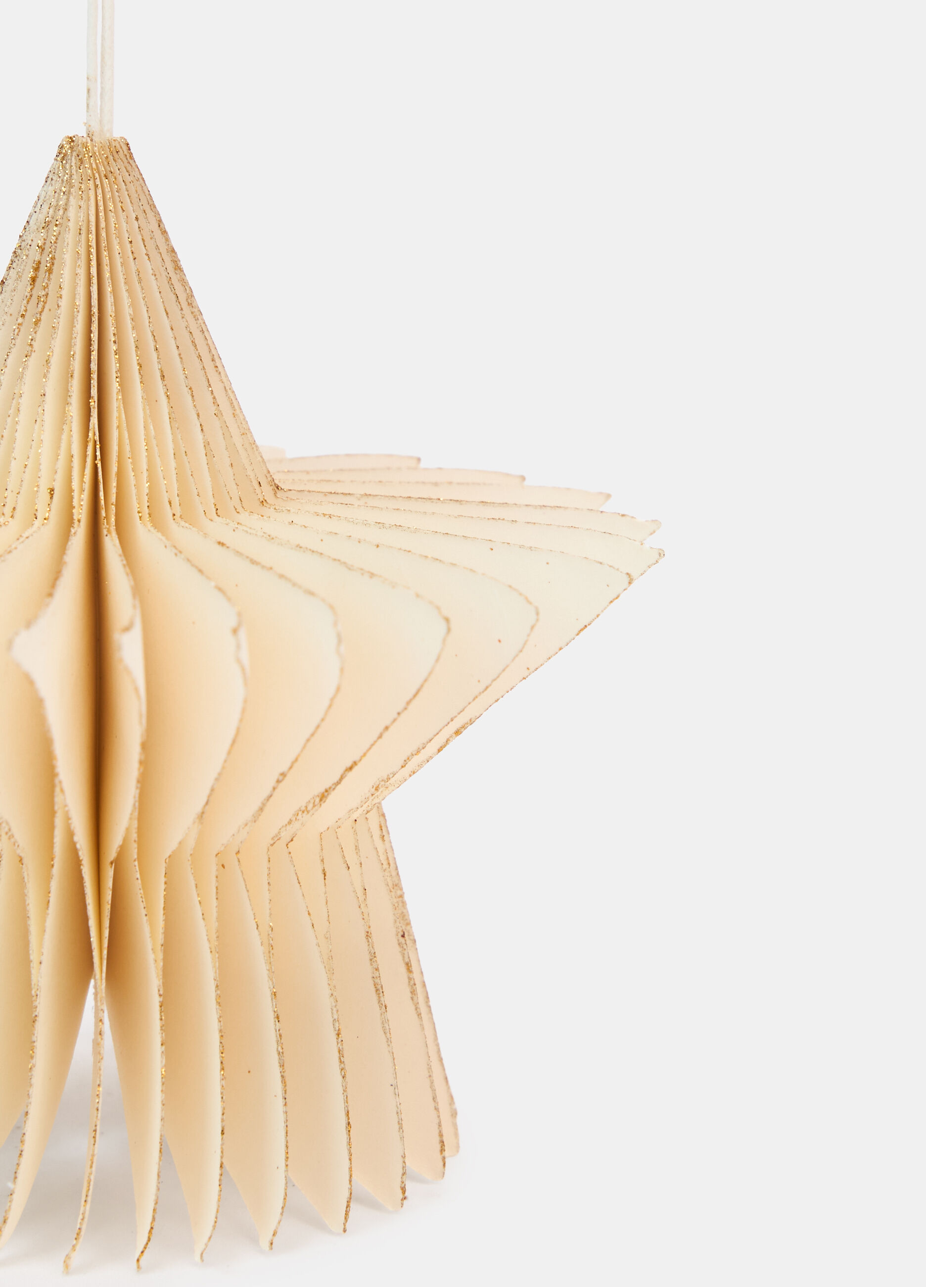 Ornamento a stella per albero di Natale in carta_1