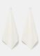 Set of 2 waffle weave tea towels in 100% cotton_0