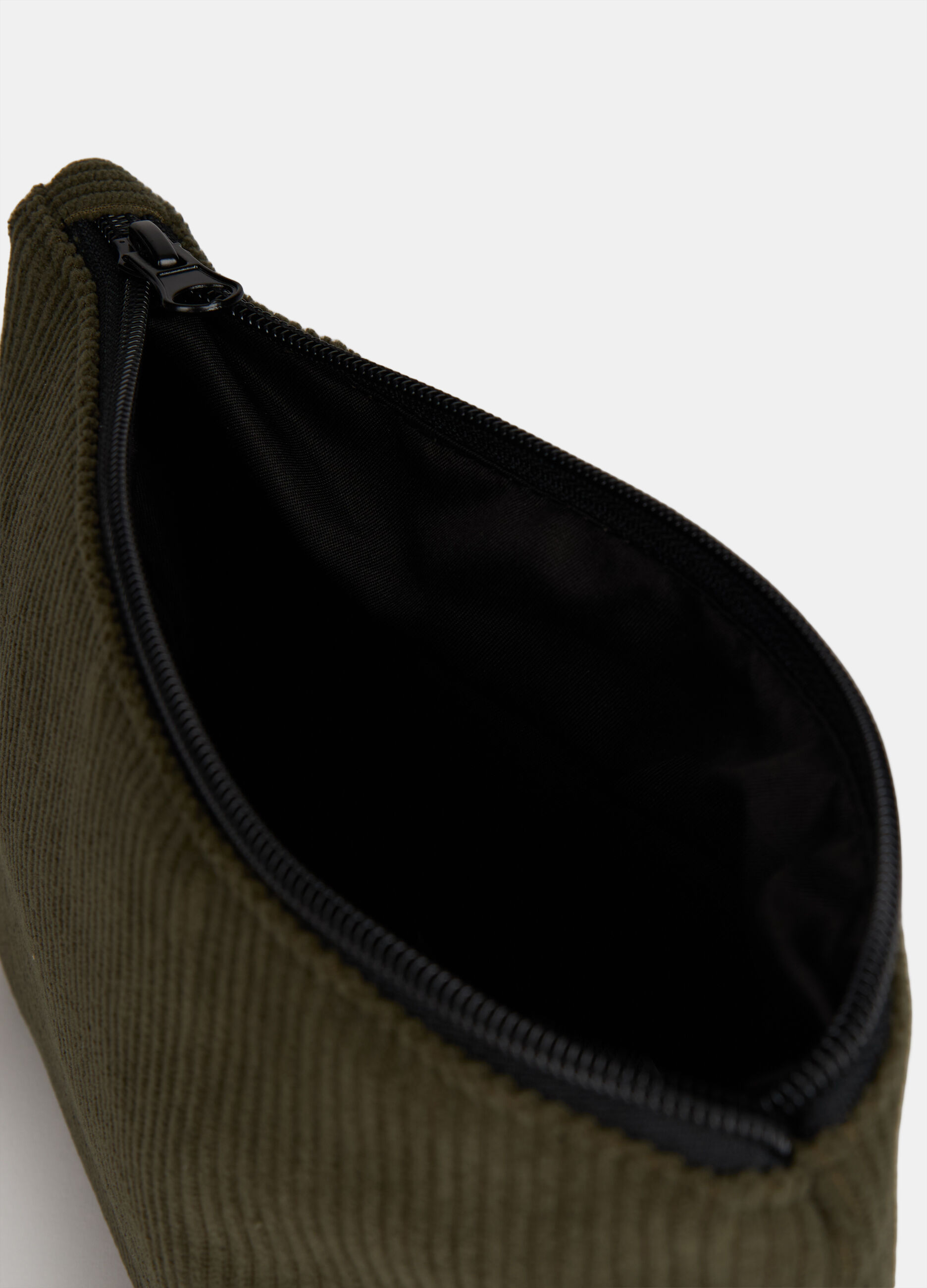 Pochette in vellutino a coste