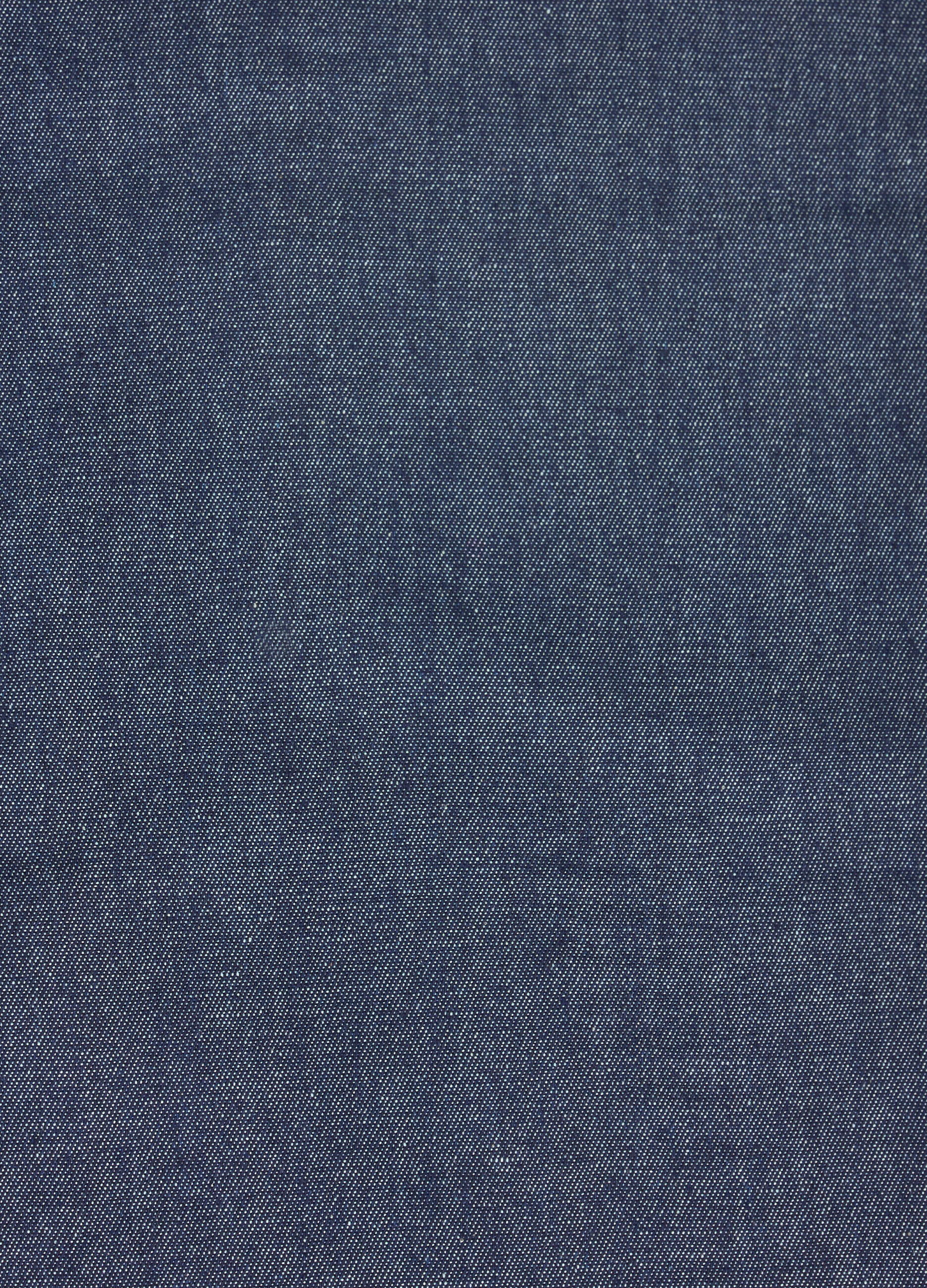 Runner in puro cotone effetto denim_1