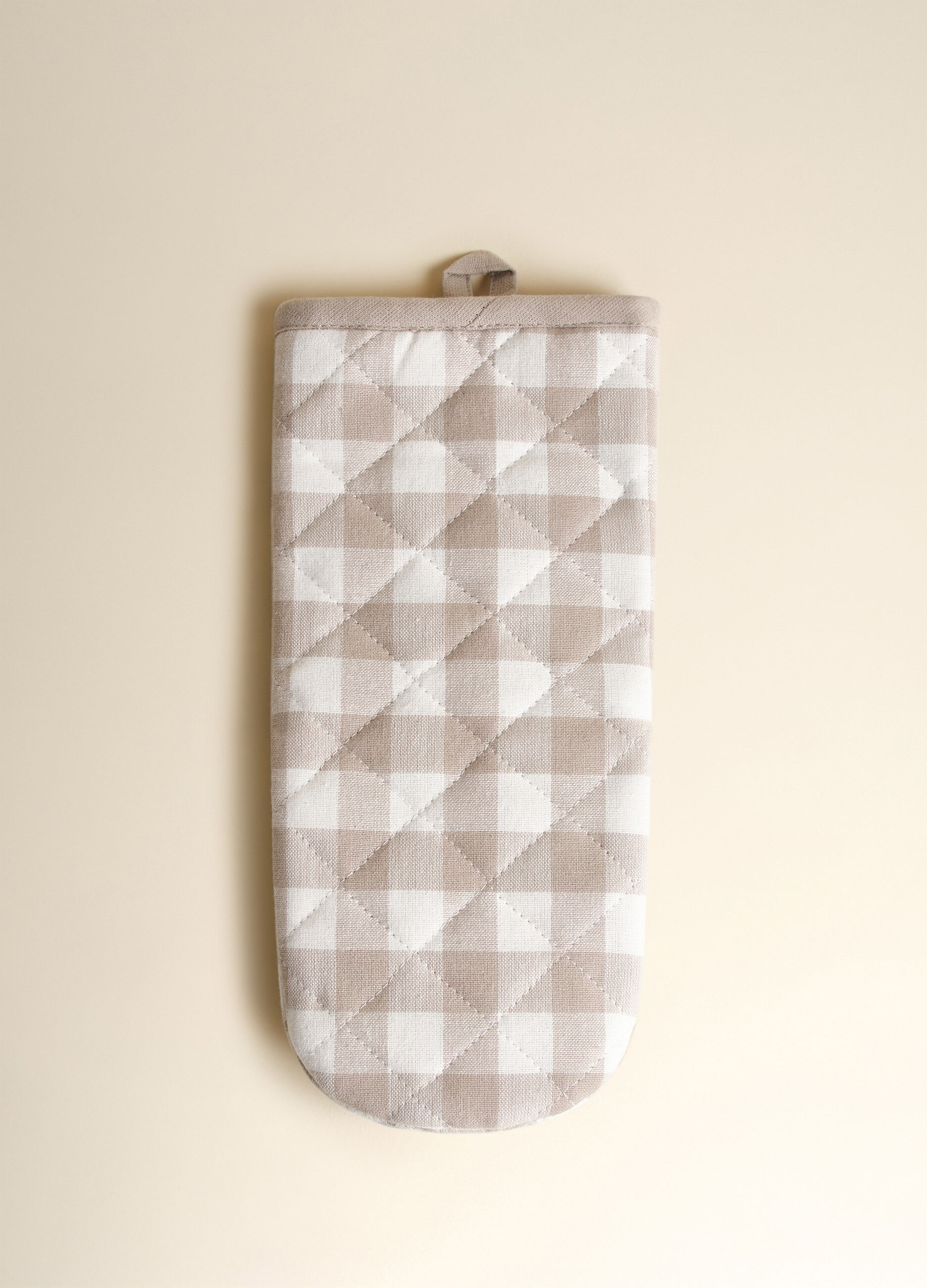Guanto da cucina in cotone a quadretti_1