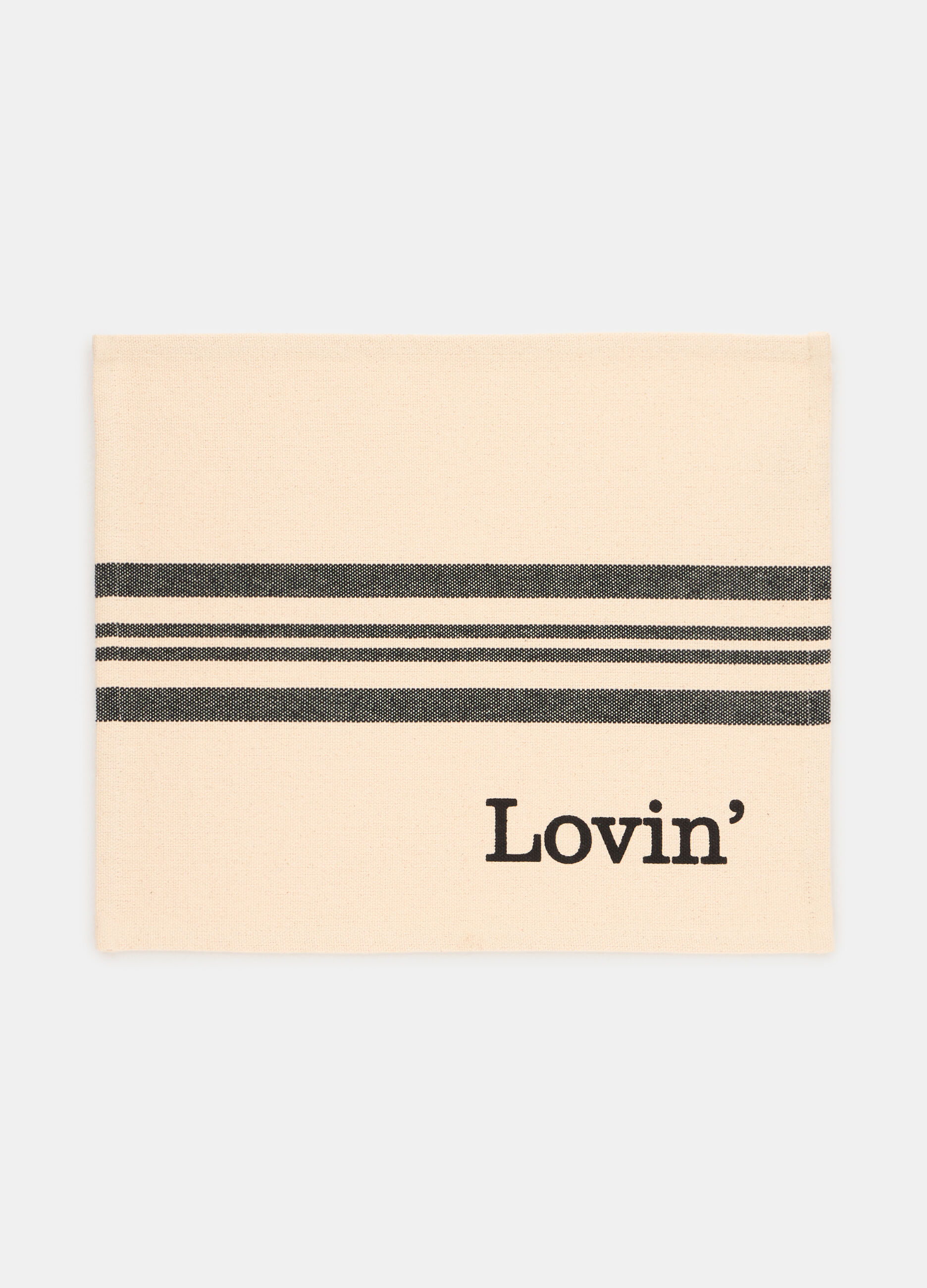 Tovaglietta rettangolare in cotone "Lovin'"_0