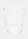 Tumbler in clear wavy glass_0