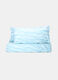 Parure lenzuolo letto singolo con motivo a onde_0
