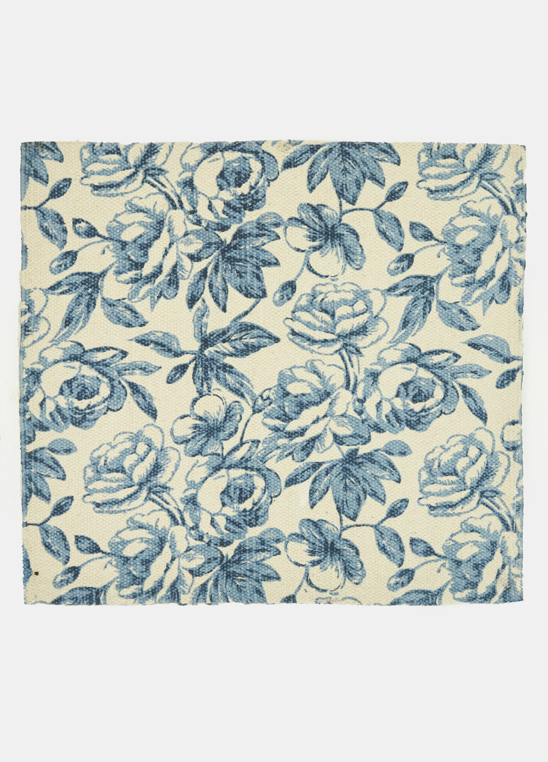 Tappeto sottolavello in misto cotone a fiori_0