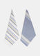 2 pack strofinacci a righe in cotone_0