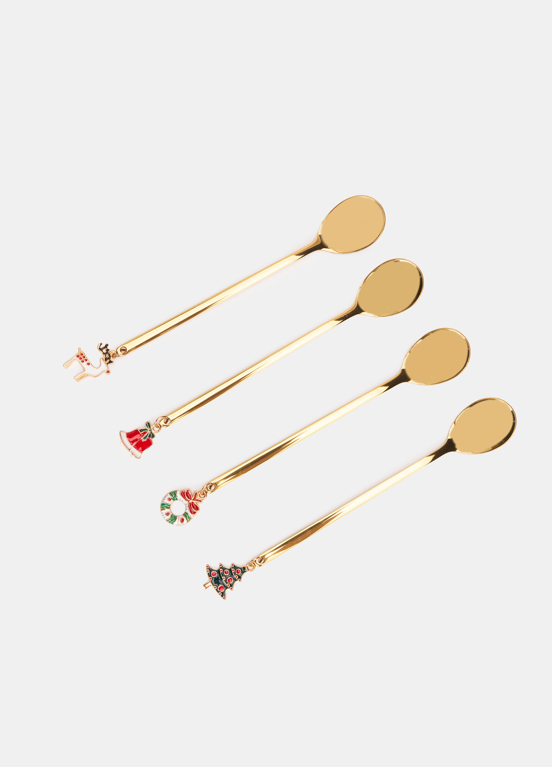 4 pack cucchiaini con charm natalizio_1