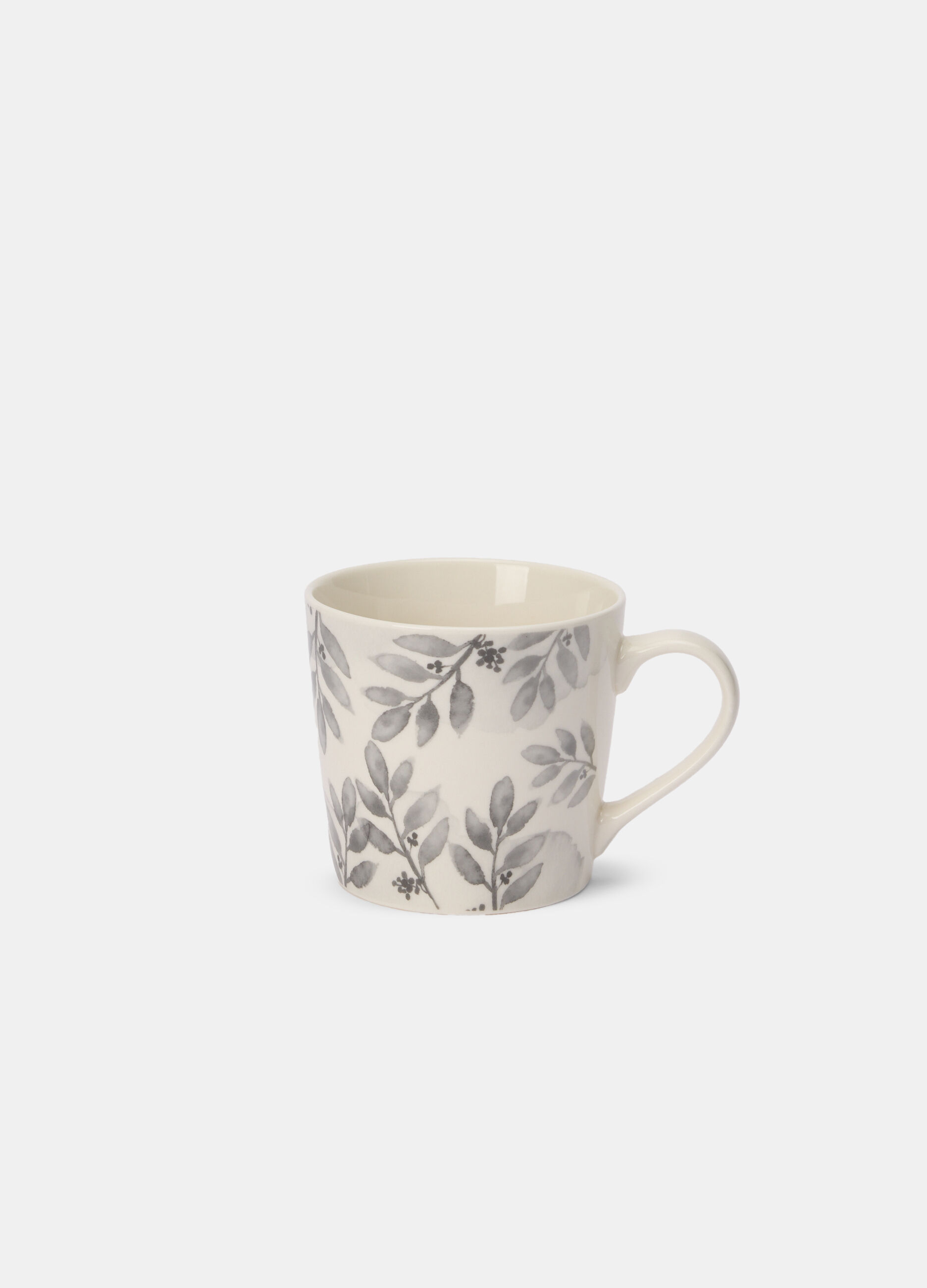 Tazza in ceramica con motivo botanico_0