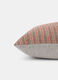 Cuscino imbottito in cotone a righe_1