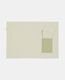 Organic table mat in 100% cotton with pocket_0