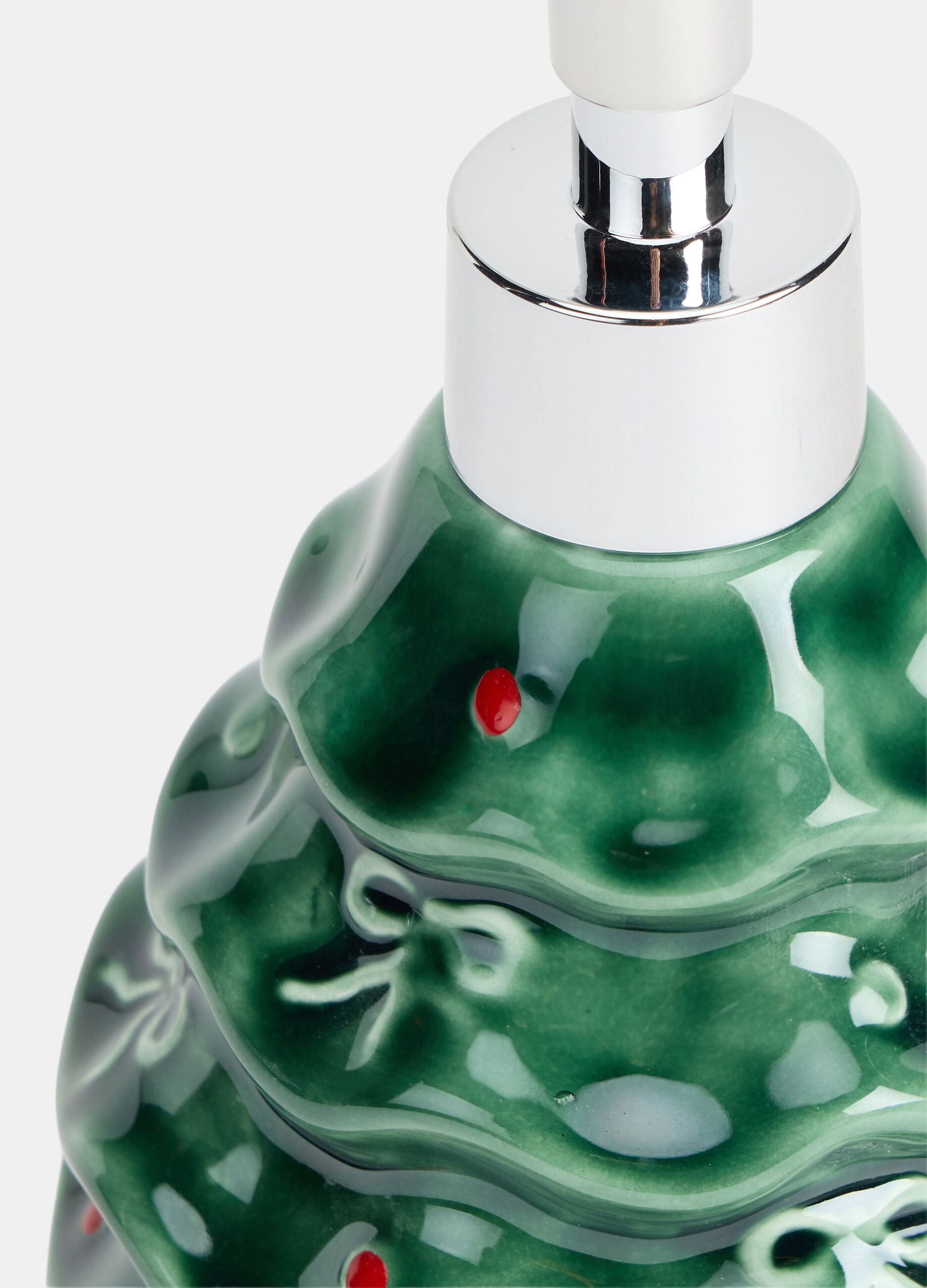 Dispenser sapone liquido natalizio in ceramica_1