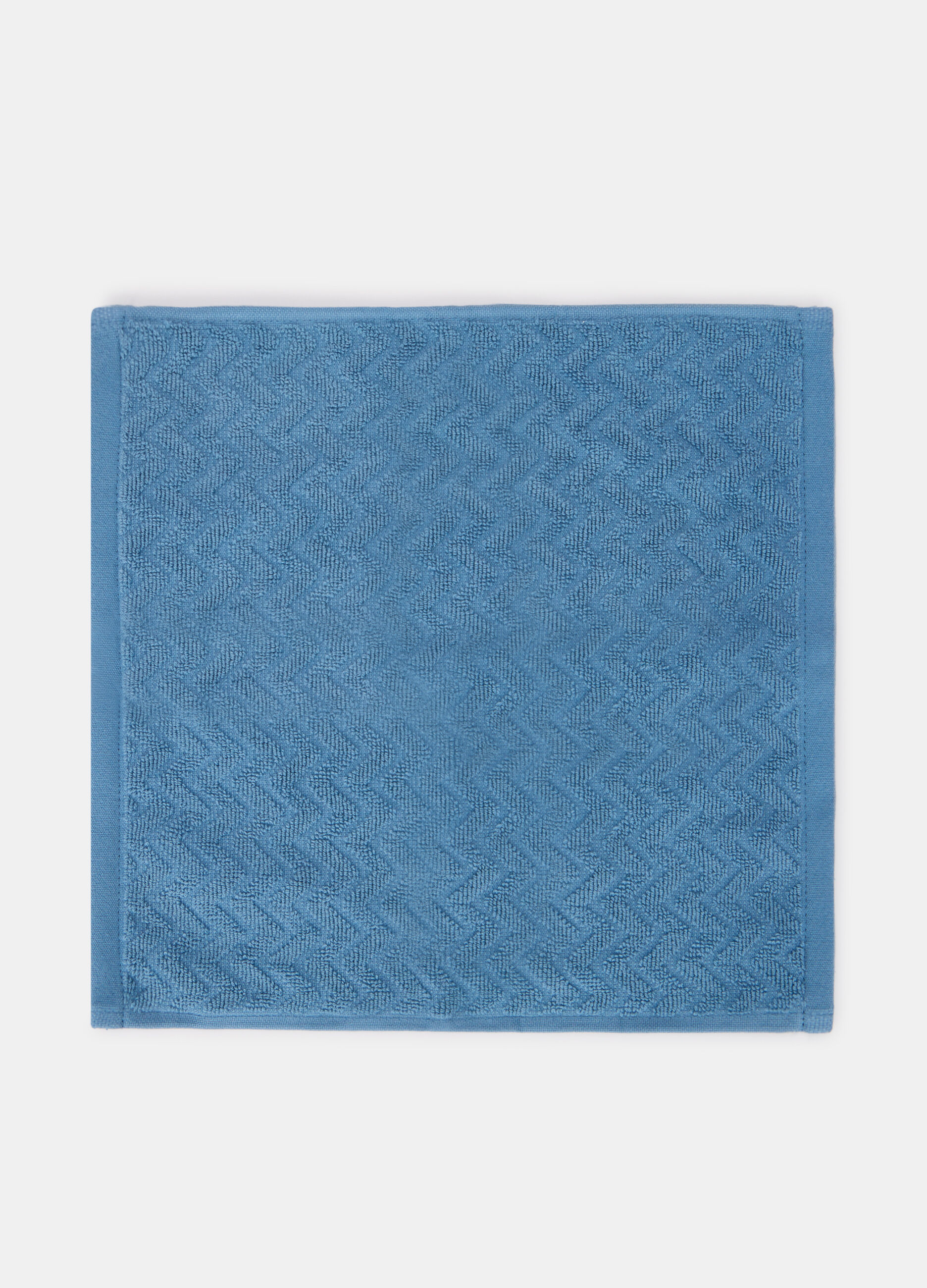 Set salviette ospiti in spugna chevron_1