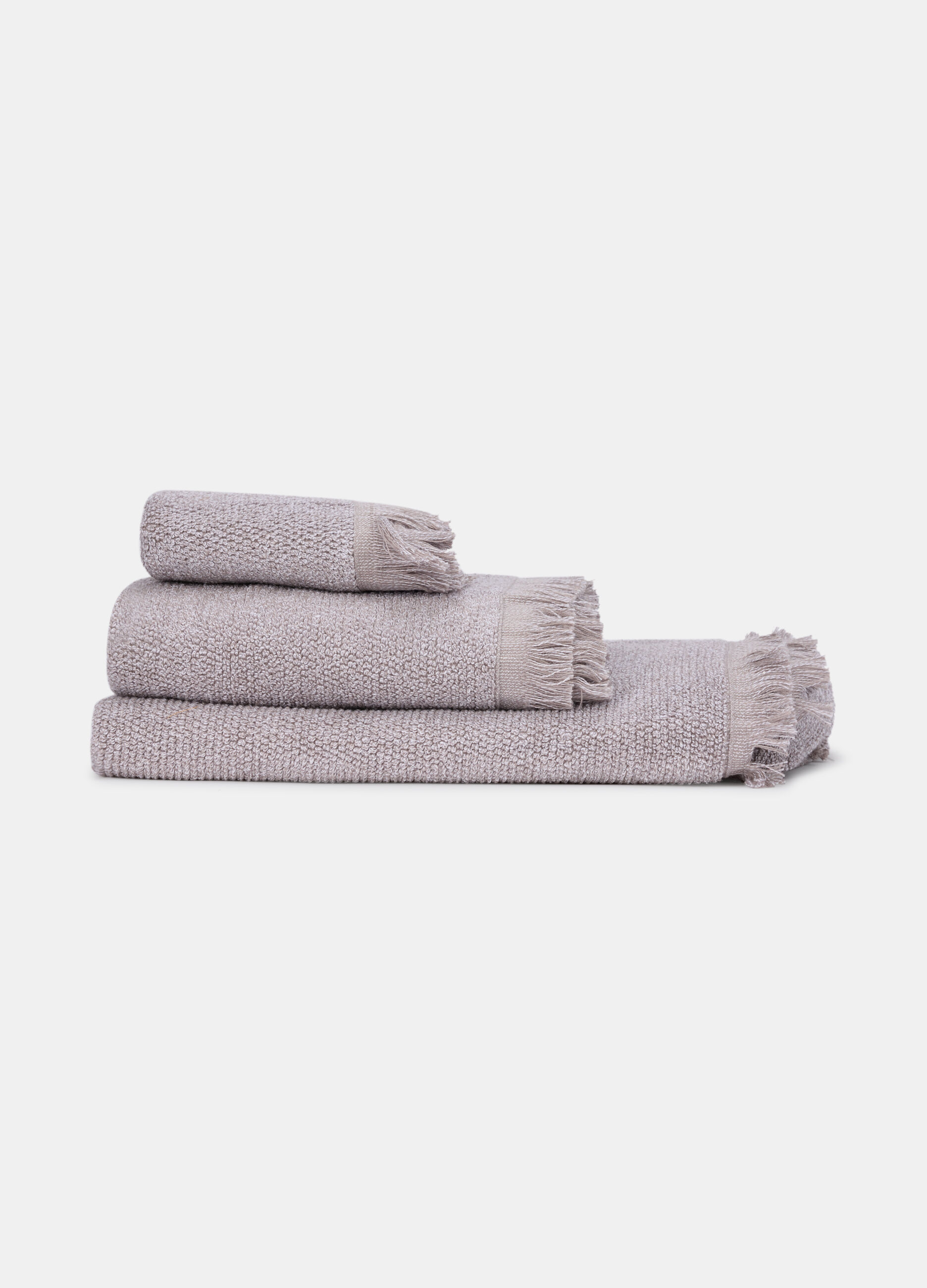 Guest towel in cotton with fringes_0