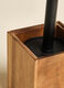 Toilet brush container in acacia wood_2