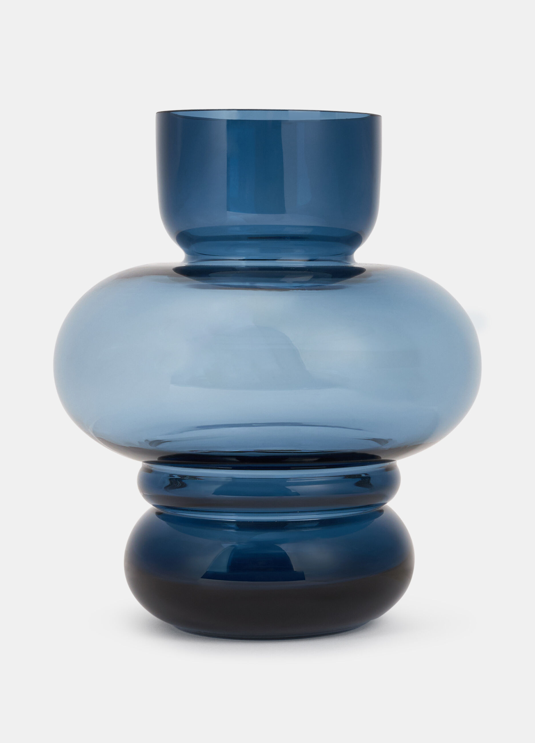 Vaso grande anni '70 in vetro colorato_0