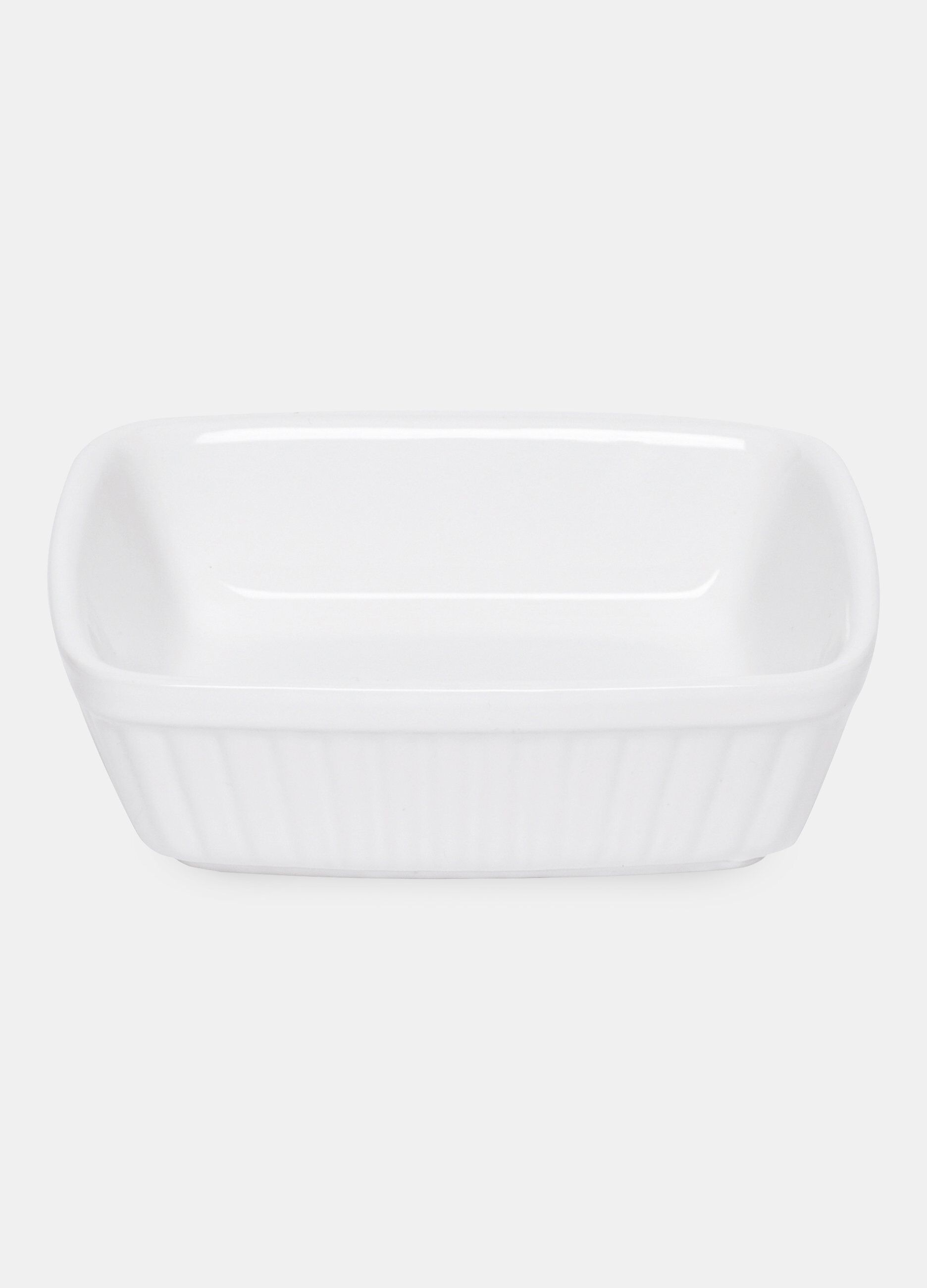 Square casserole dish in porcelain 14 cm_0