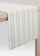Striped 100% cotton table runner_0