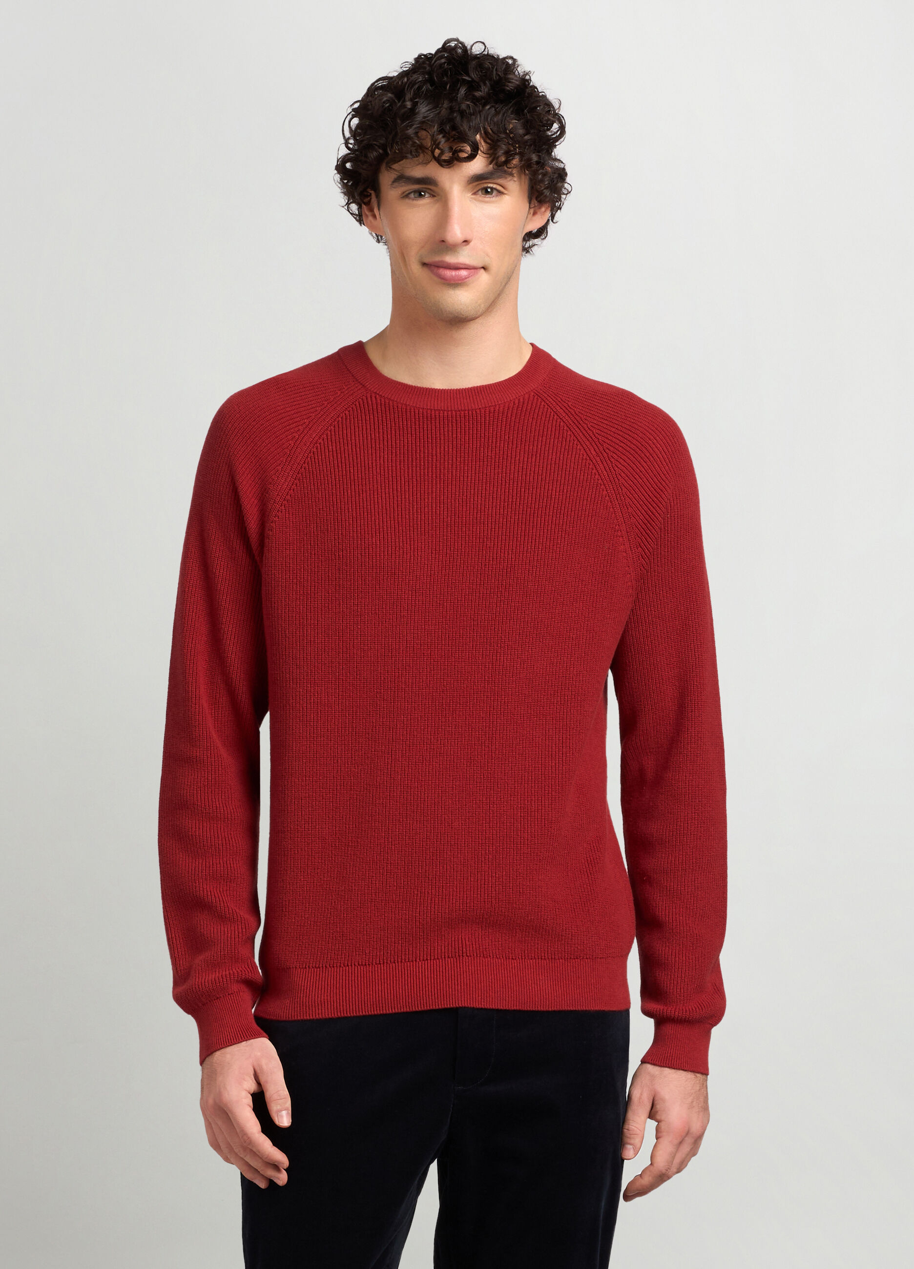 Maglione girocollo cotone uomo hotsell