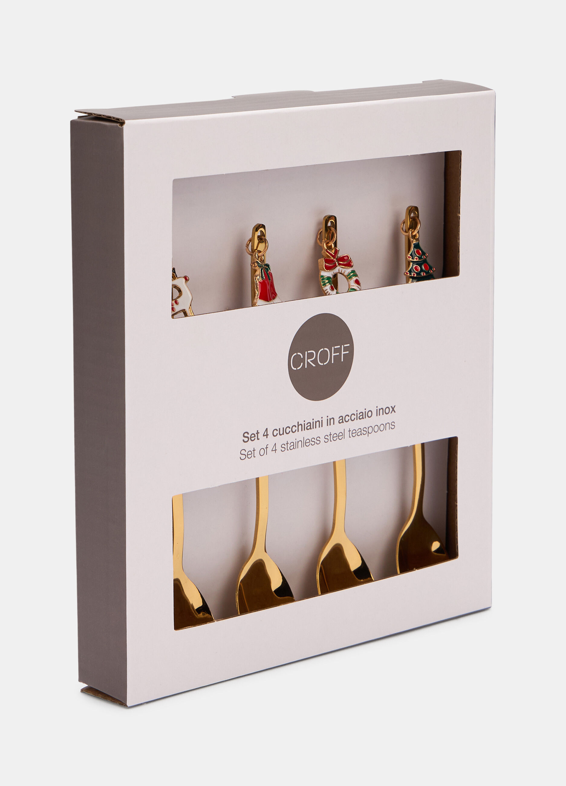 4 pack cucchiaini con charm natalizio_0