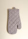 Oven mitt in mélange cotton_1