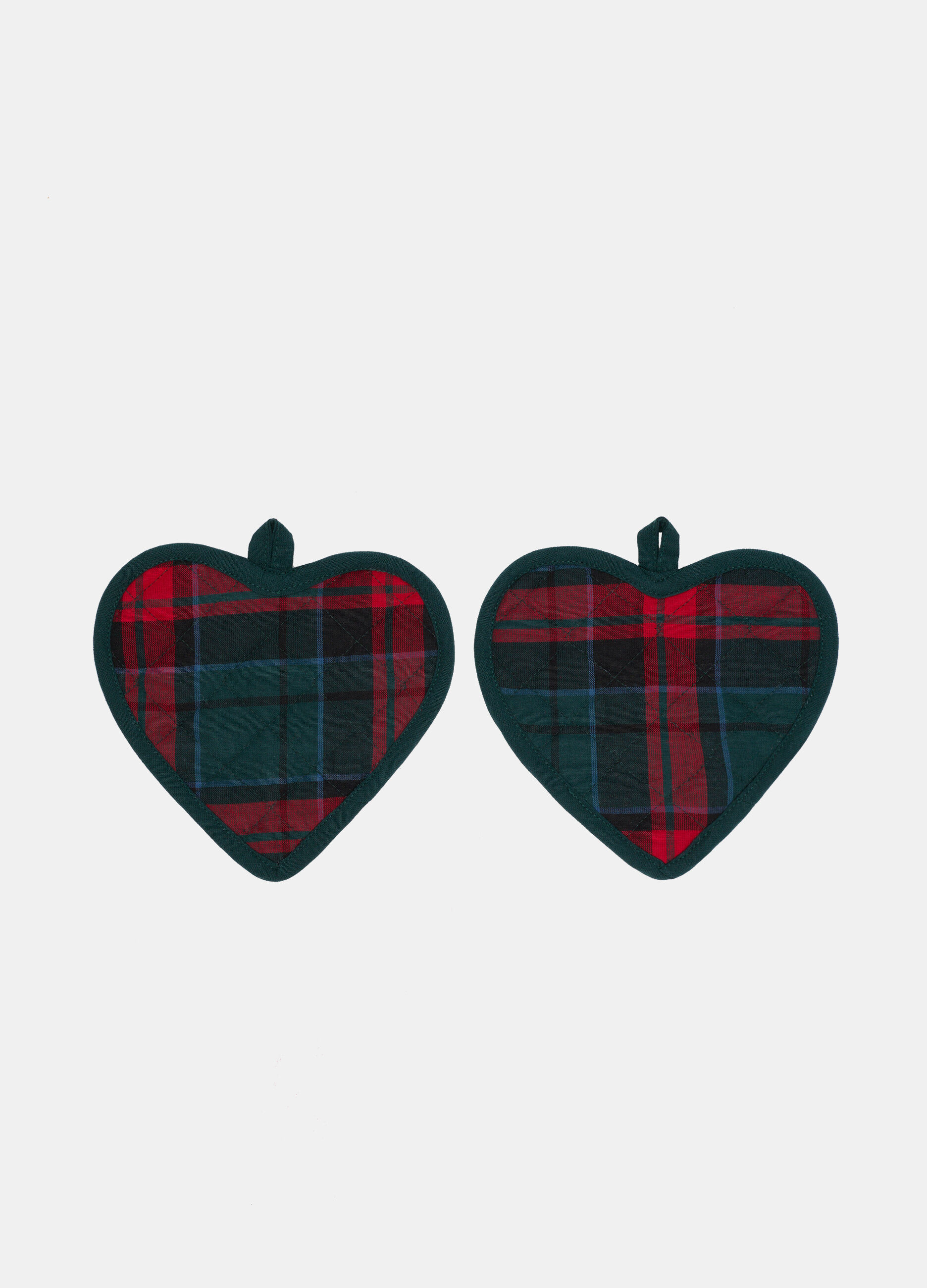 2 pack presine a scacchi a forma di cuore_0