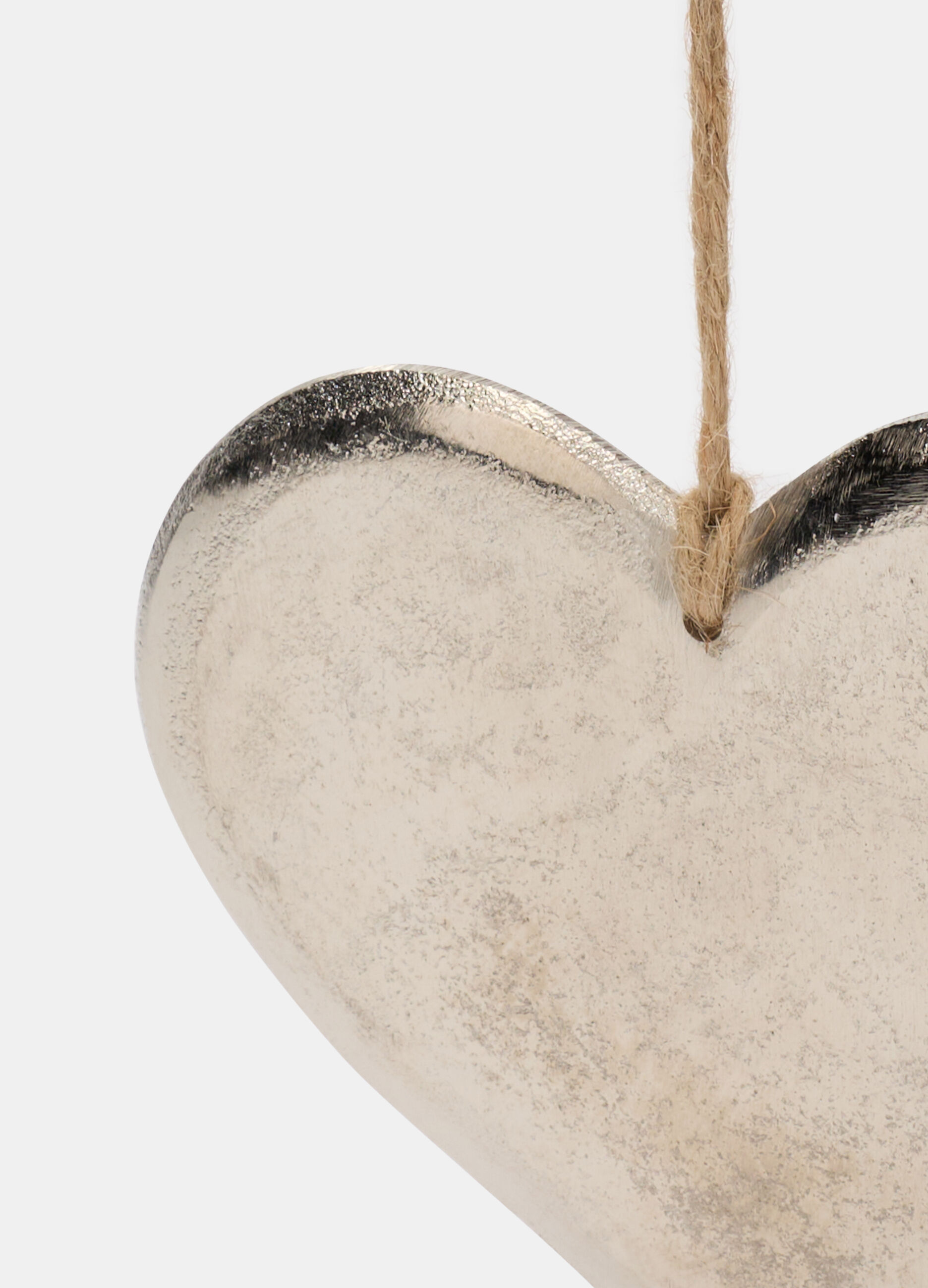 Ornamento cuore grande in metallo anticato_1