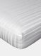 Striped mattress cover in satin jacquard_0