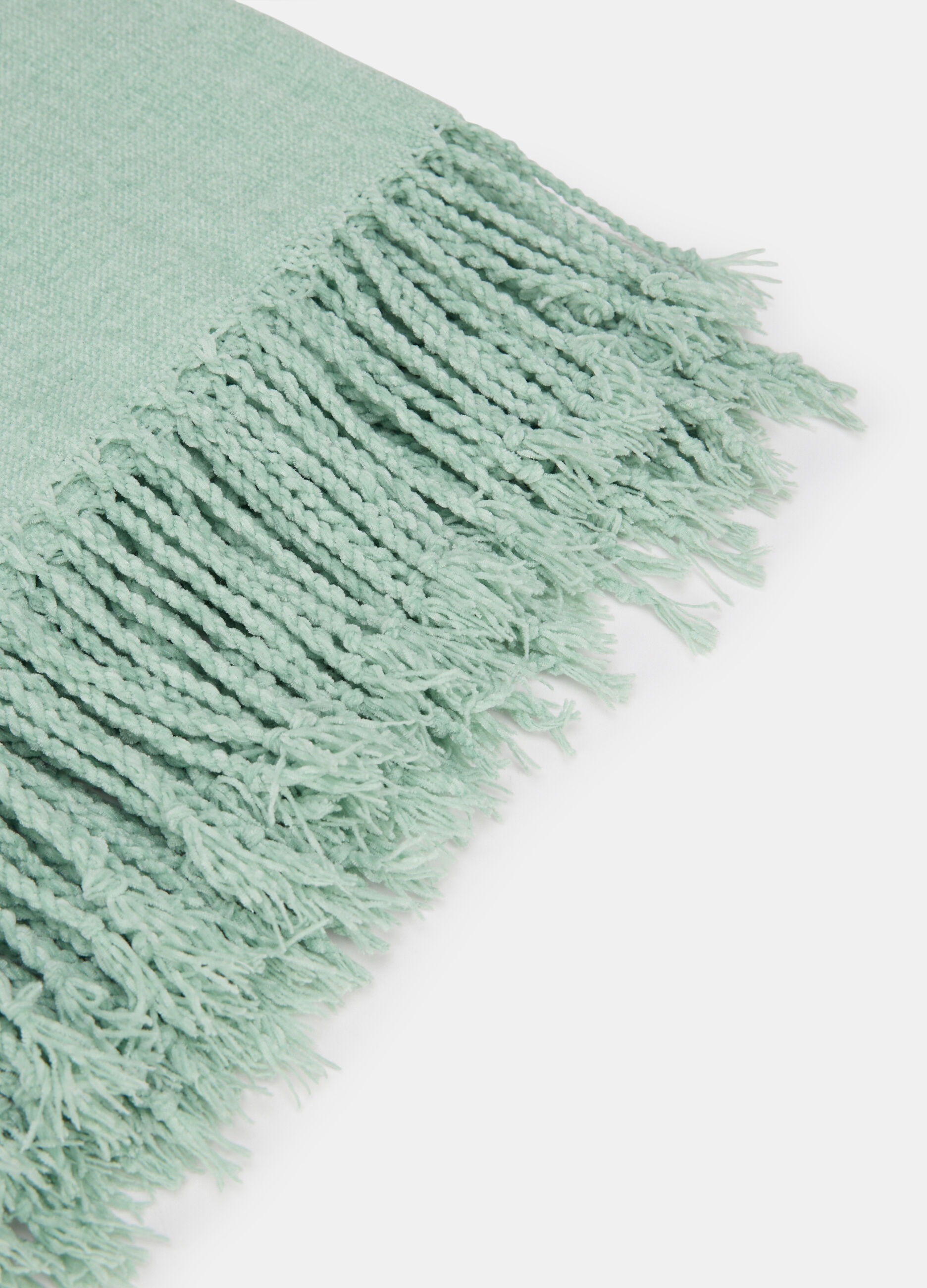 Plaid in ciniglia con frange_1