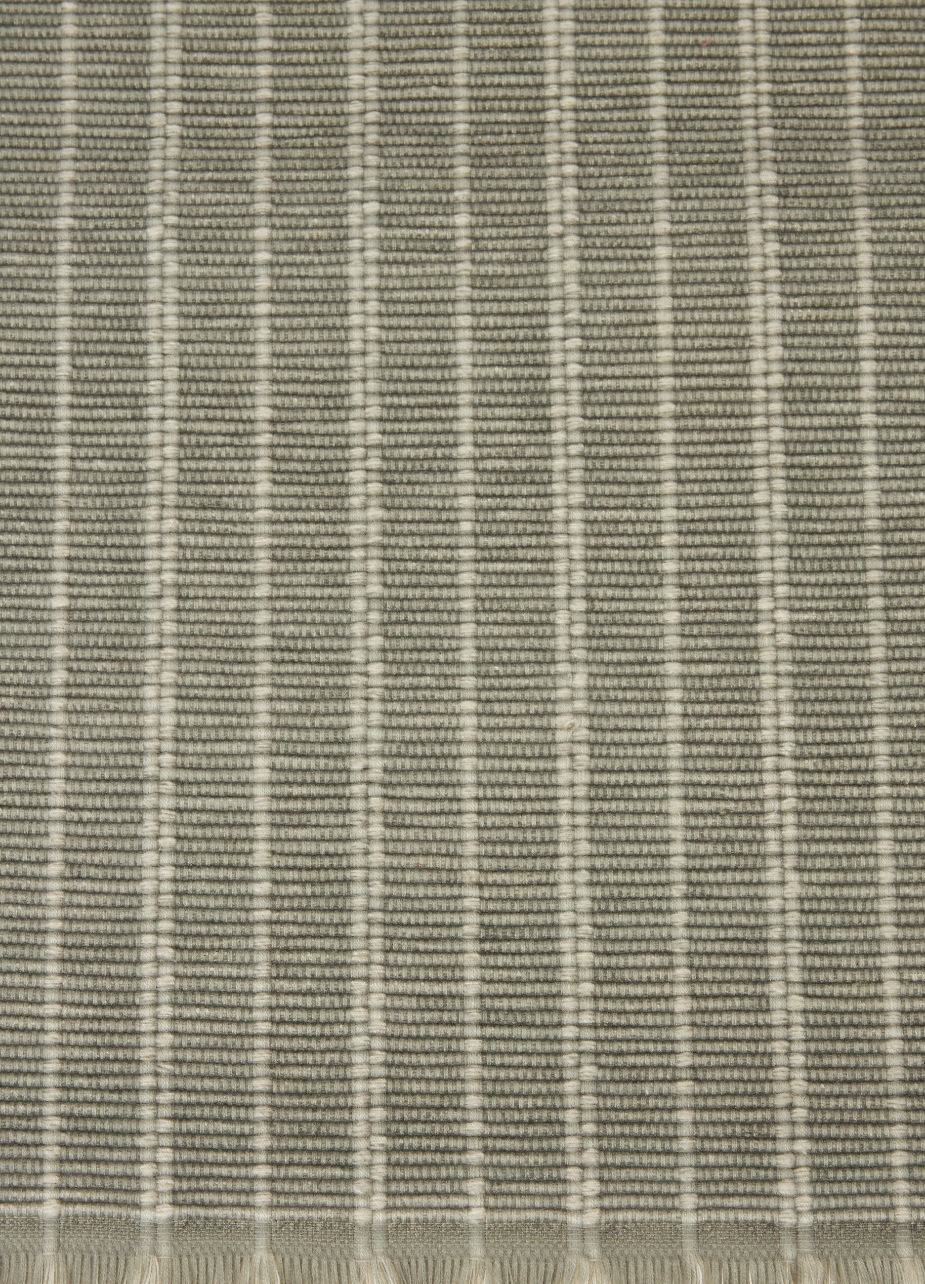 Runner in cotone con frange_1