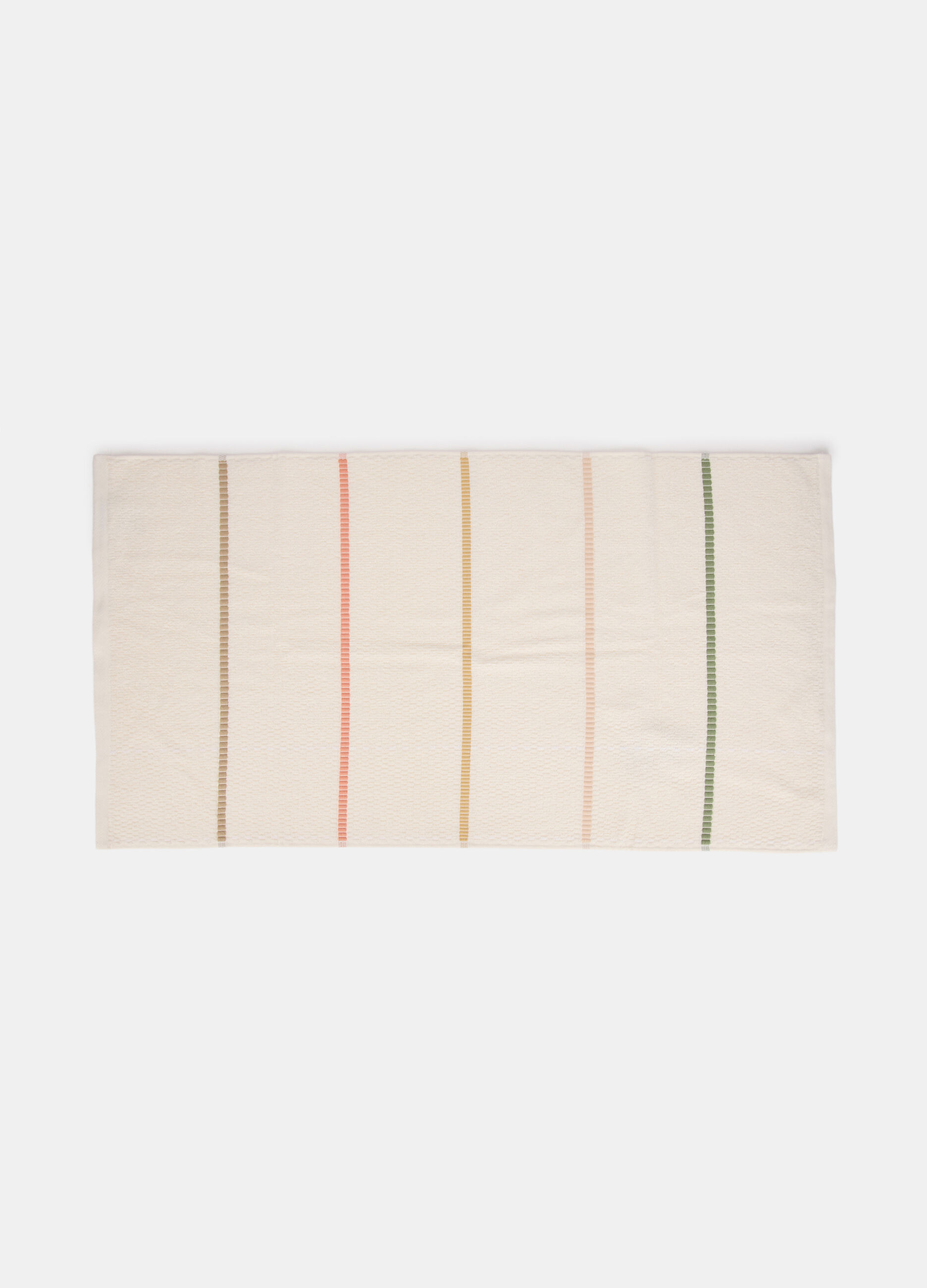 Asciugamano da bagno in cotone con righe multicolore_1