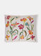 Cuscino in cotone con ricami floreali_0